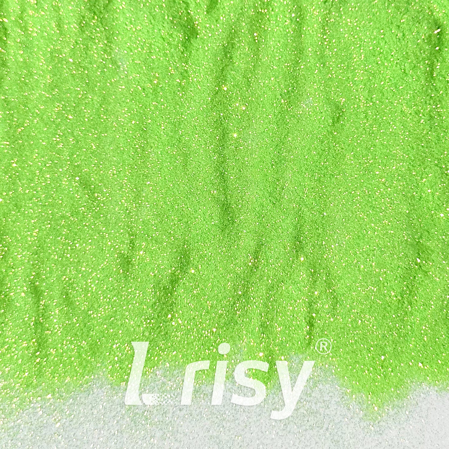 0.1mm Extra Fine Golden Highlighting Iridescent Green Glitter 1833