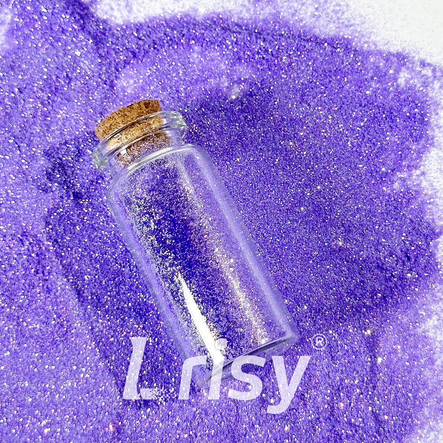 0.1mm Extra Fine Golden Highlighting Iridescent Purple Glitter 1811