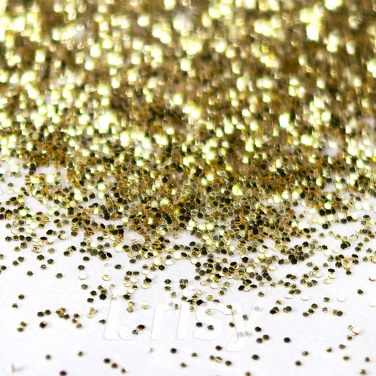 0.3mm Champagne Gold Pure Color Glitter B0210