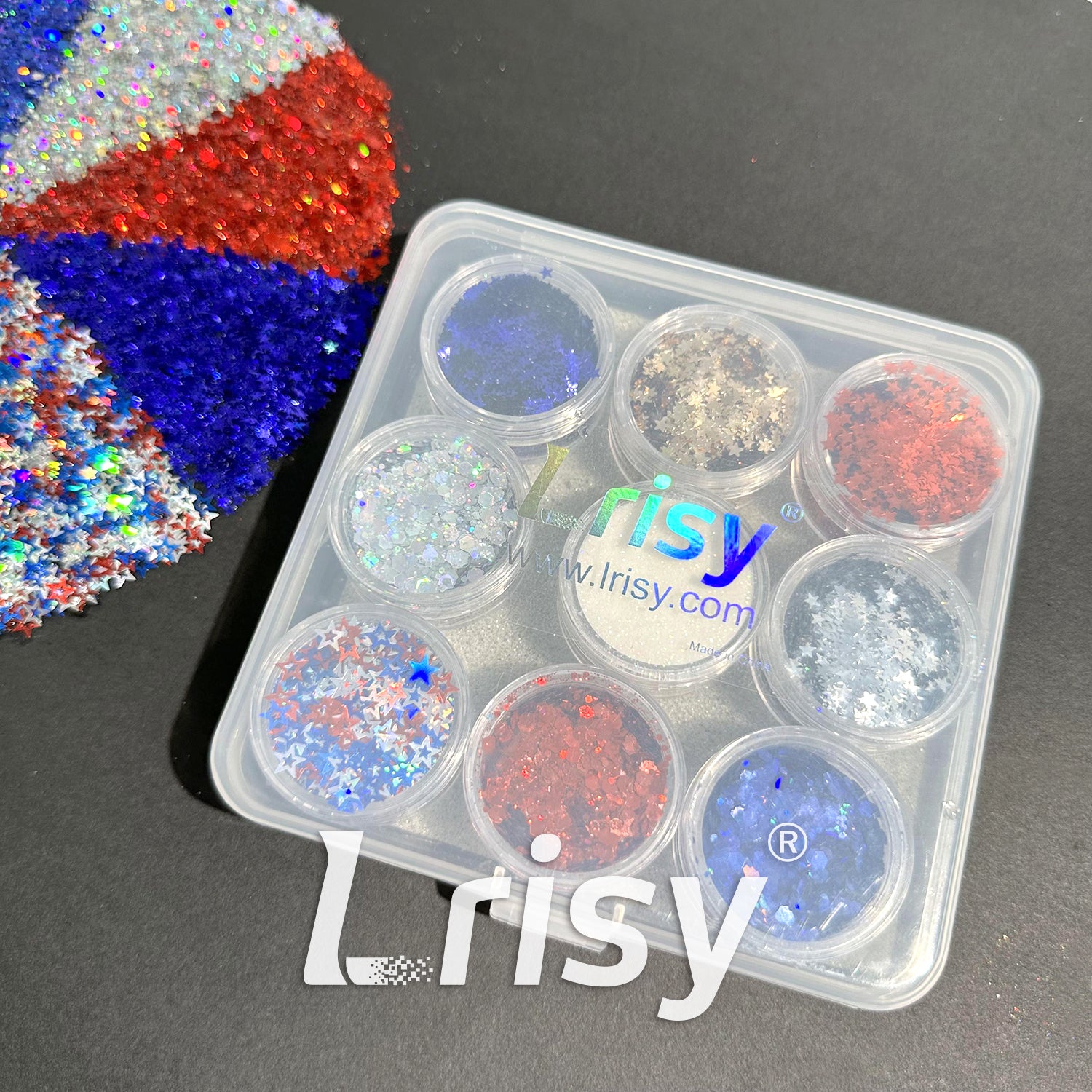 2024 Lrisy Independence Day Glitter Special Set 9 Colors