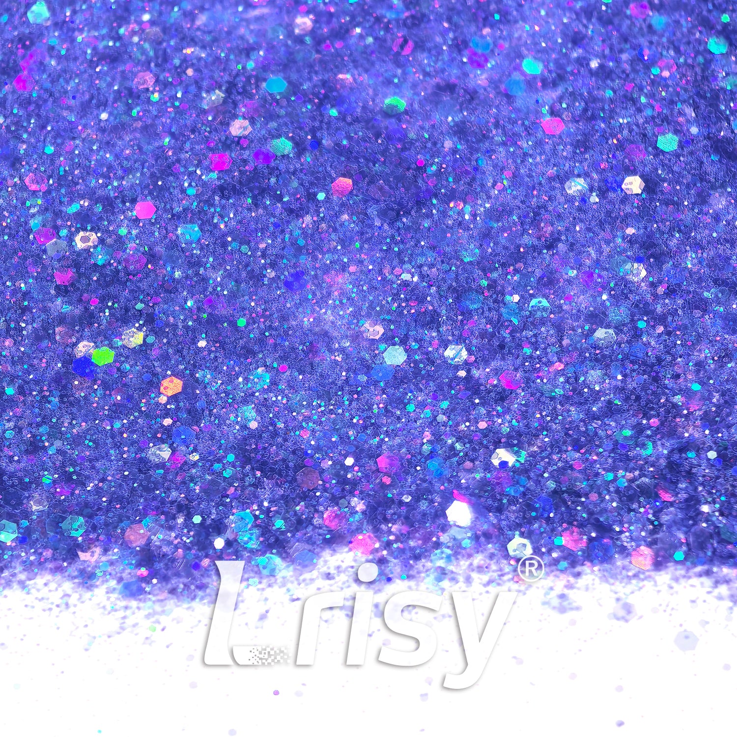 General Mixed Holographic Purple Hexagon Shaped Glitter HX6901