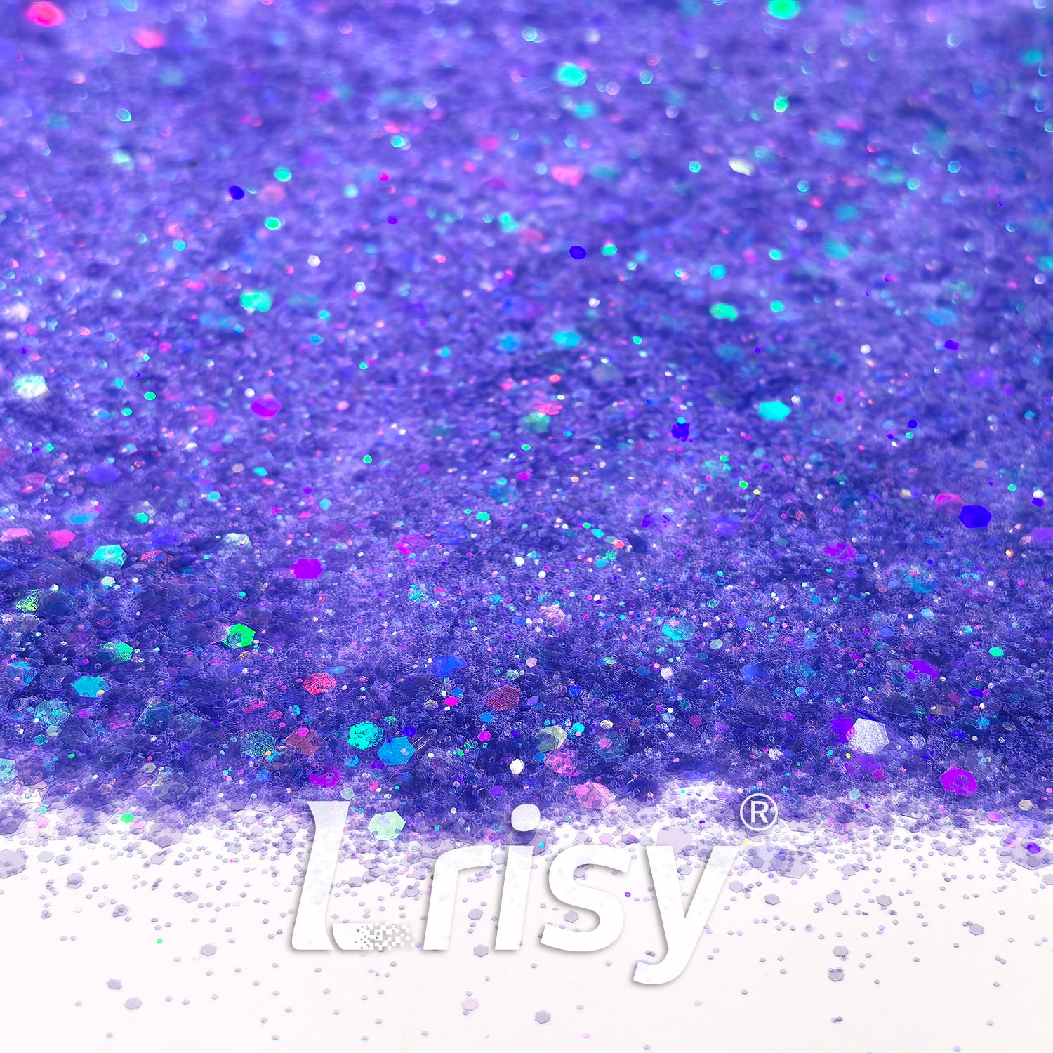 General Mixed Holographic Purple Hexagon Shaped Glitter HX6901