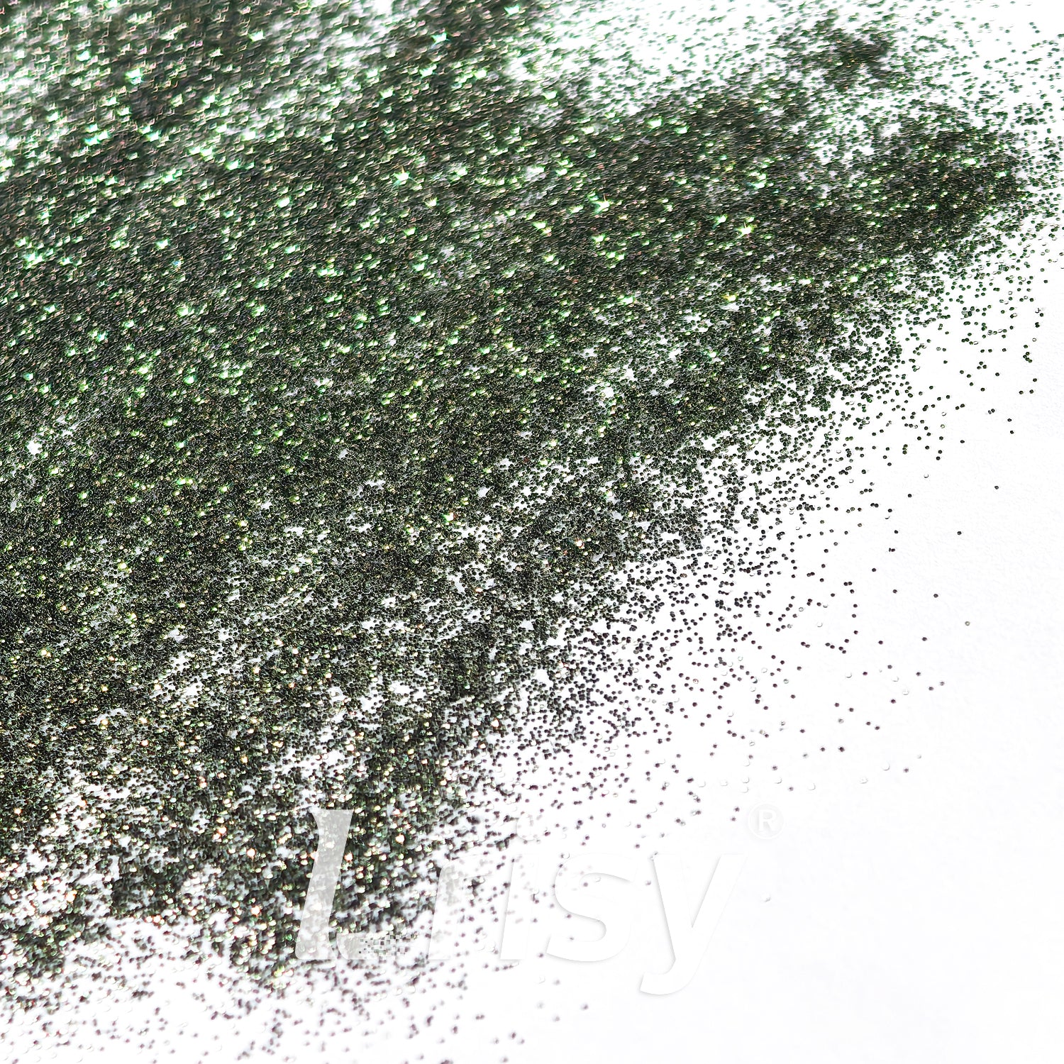 0.2mm Olive Green Pure Color Glitter B01006