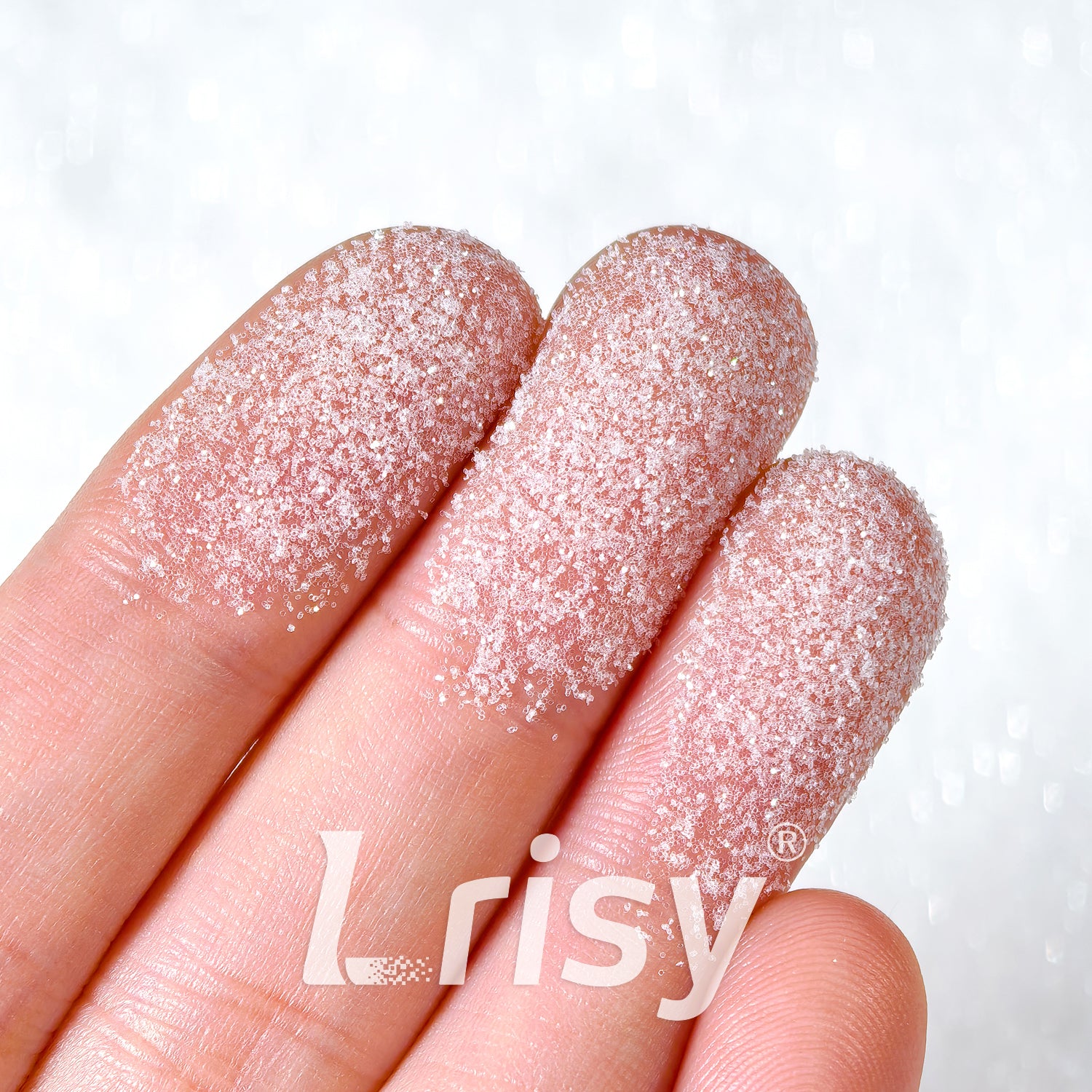 0.2mm White Pure Color Glitter B01100