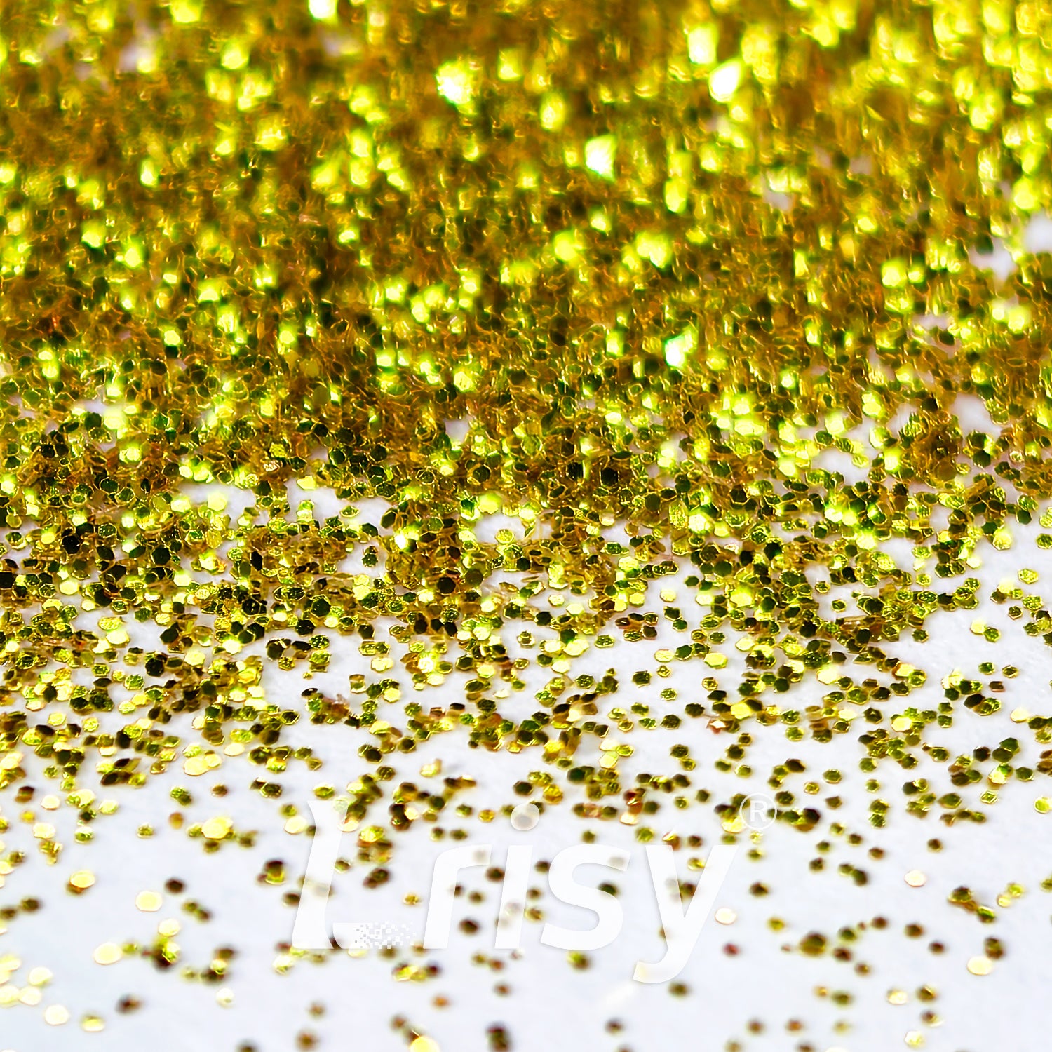 0.2mm Yellow Gold Pure Color Glitter B0203