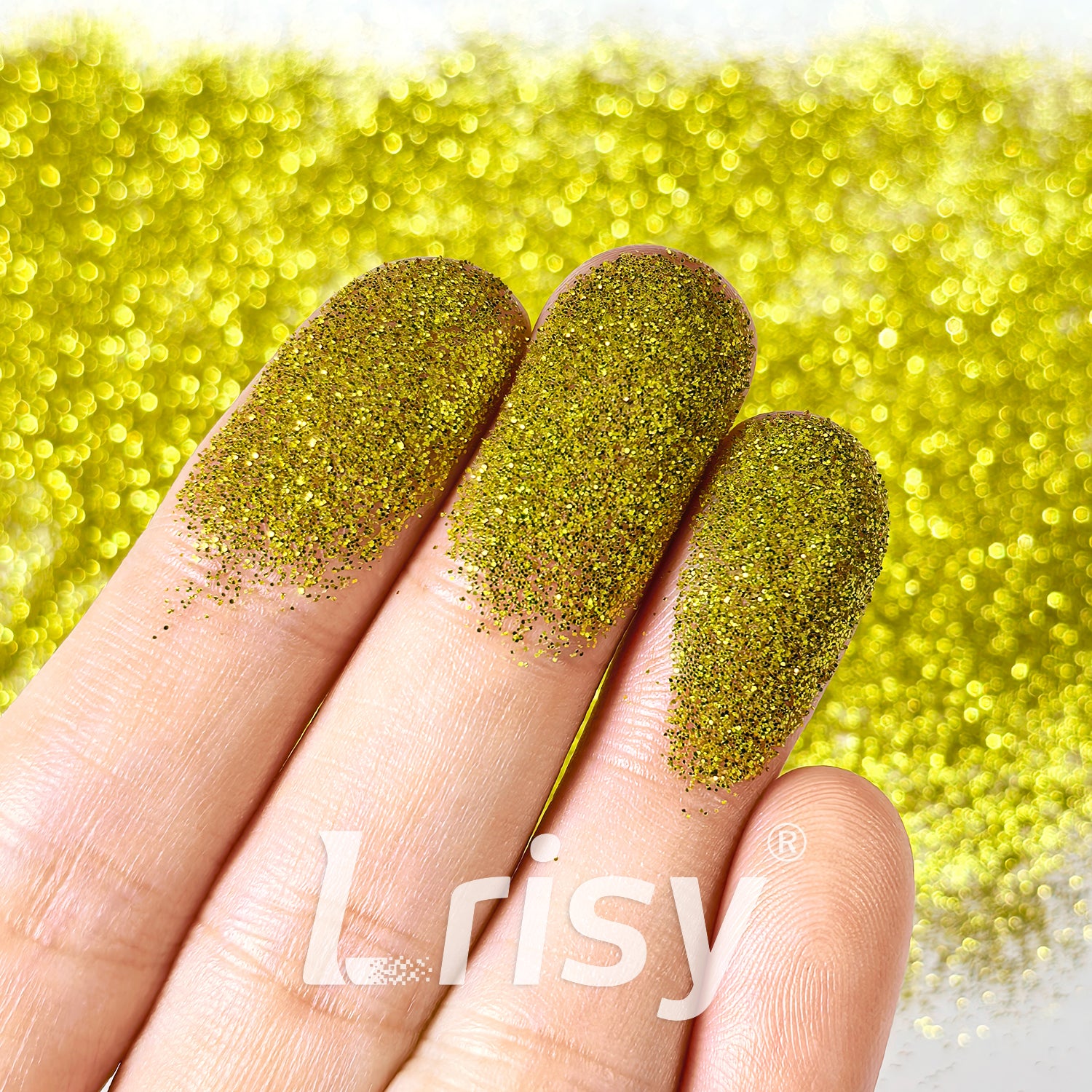 0.2mm Green Gold Pure Color Glitter B0203A