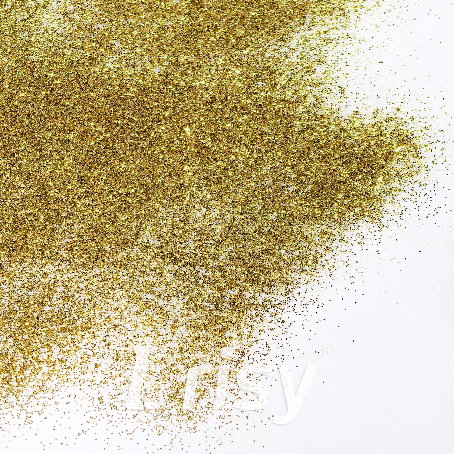 0.2mm Green Yellow Gold Pure Color Glitter B0206