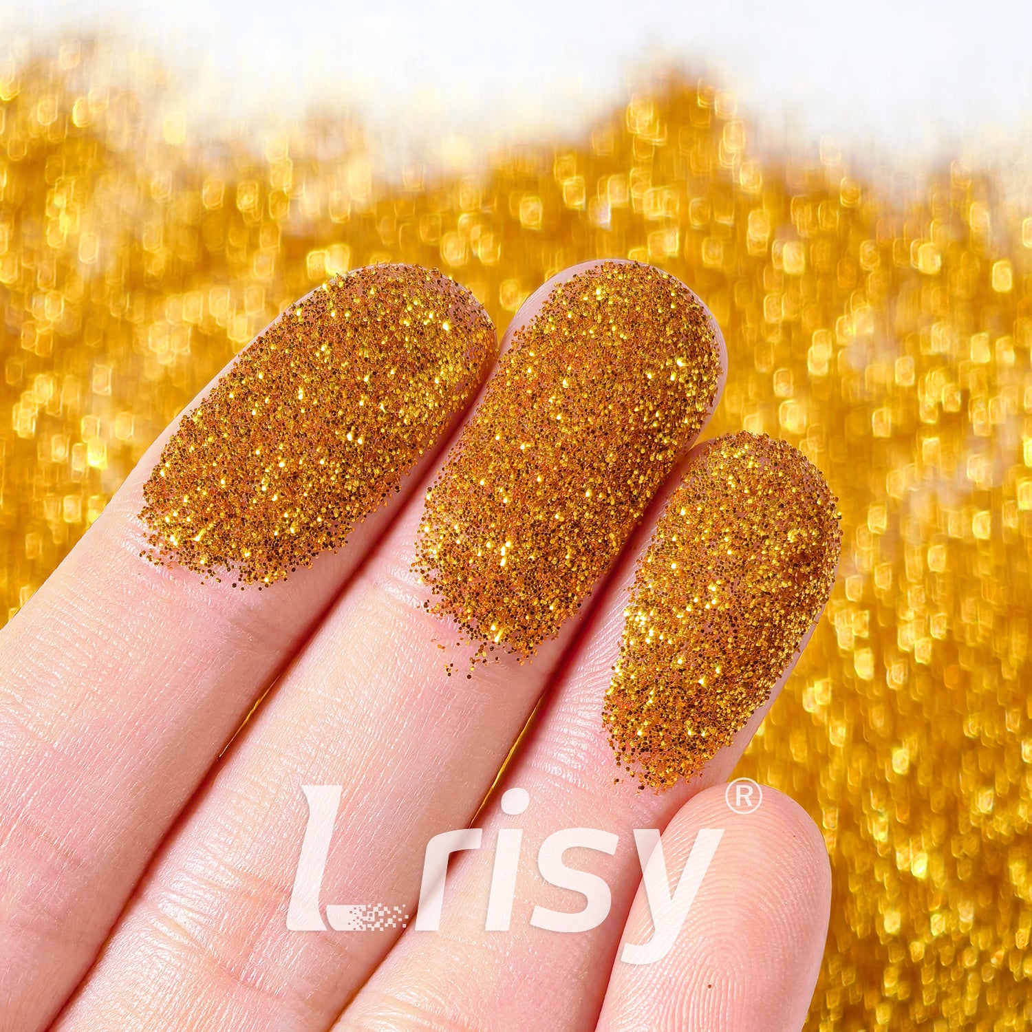 0.2mm Red Gold Pure Color Glitter B0208