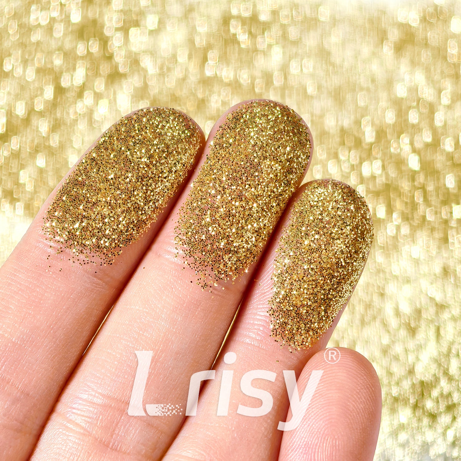 0.2mm Champagne Gold Pure Color Glitter B0210