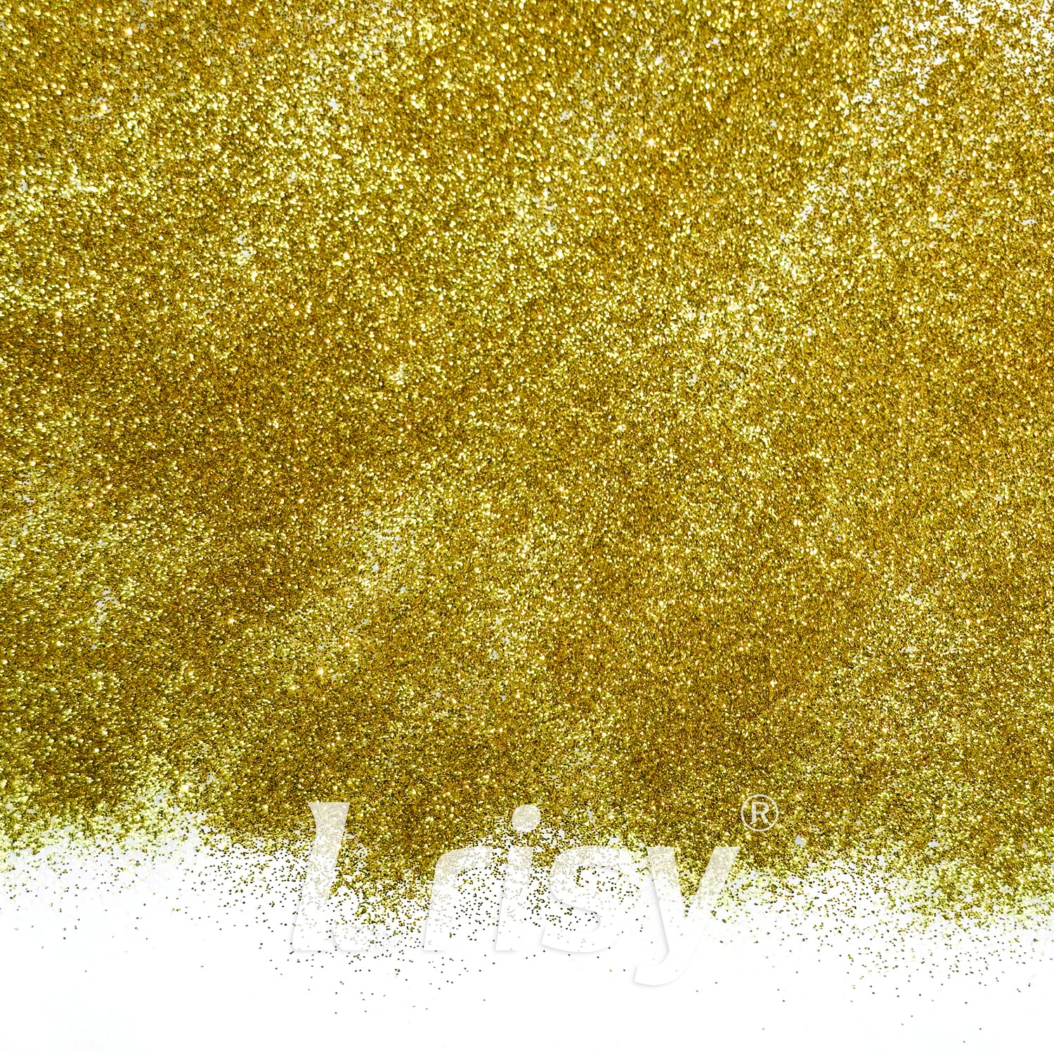 0.2mm Light Green Gold Pure Color Glitter B0211