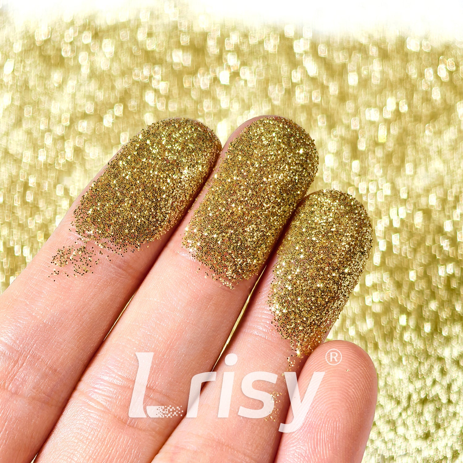 0.2mm Light Champagne Gold Pure Color Glitter B0215