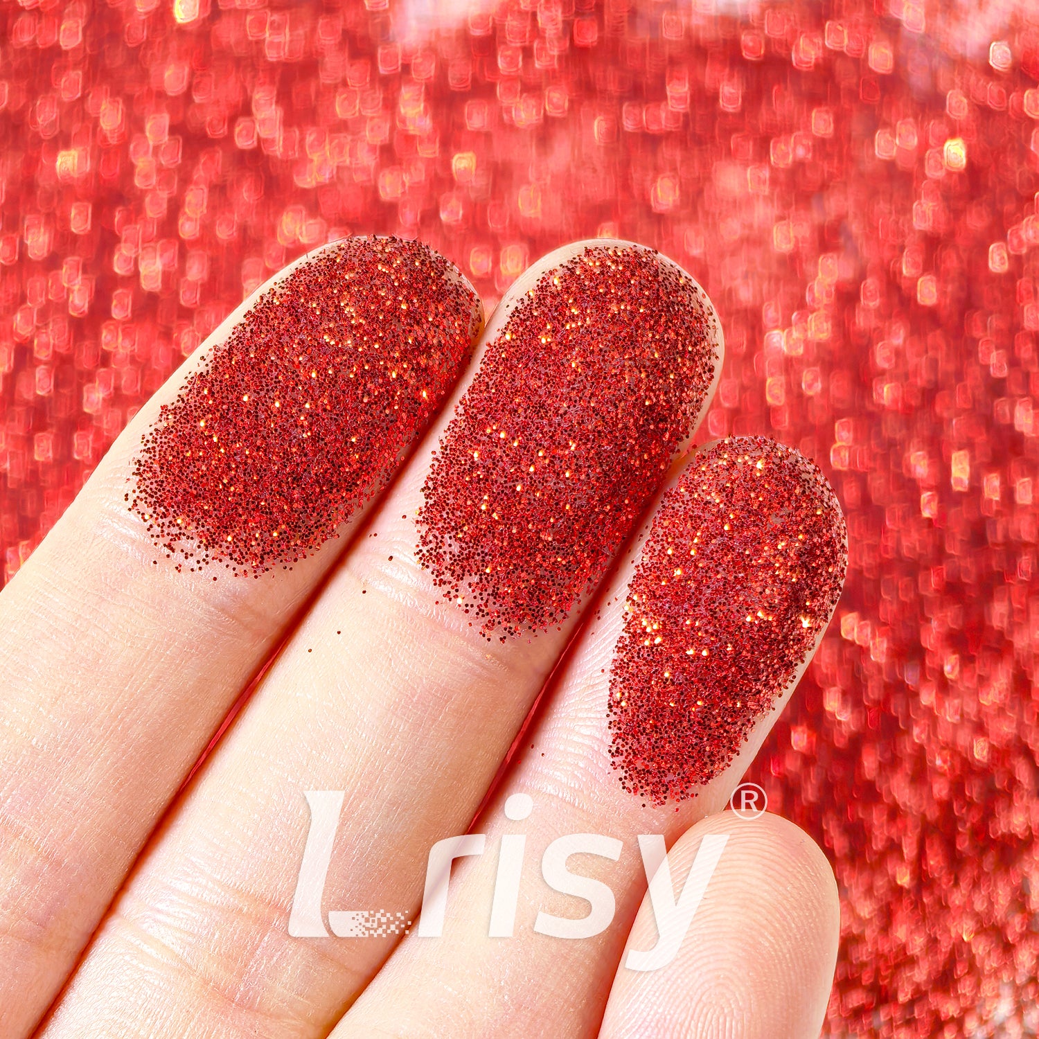 0.2mm Red Pure Color Glitter B0300