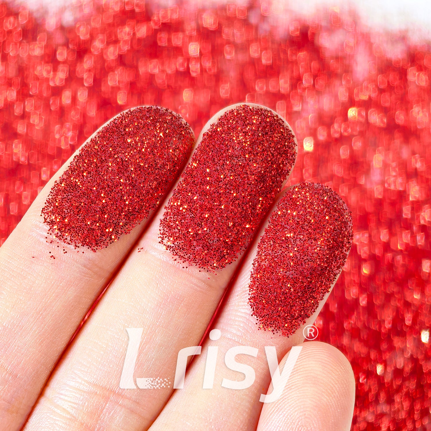 0.2mm French Red Pure Color Glitter B0301