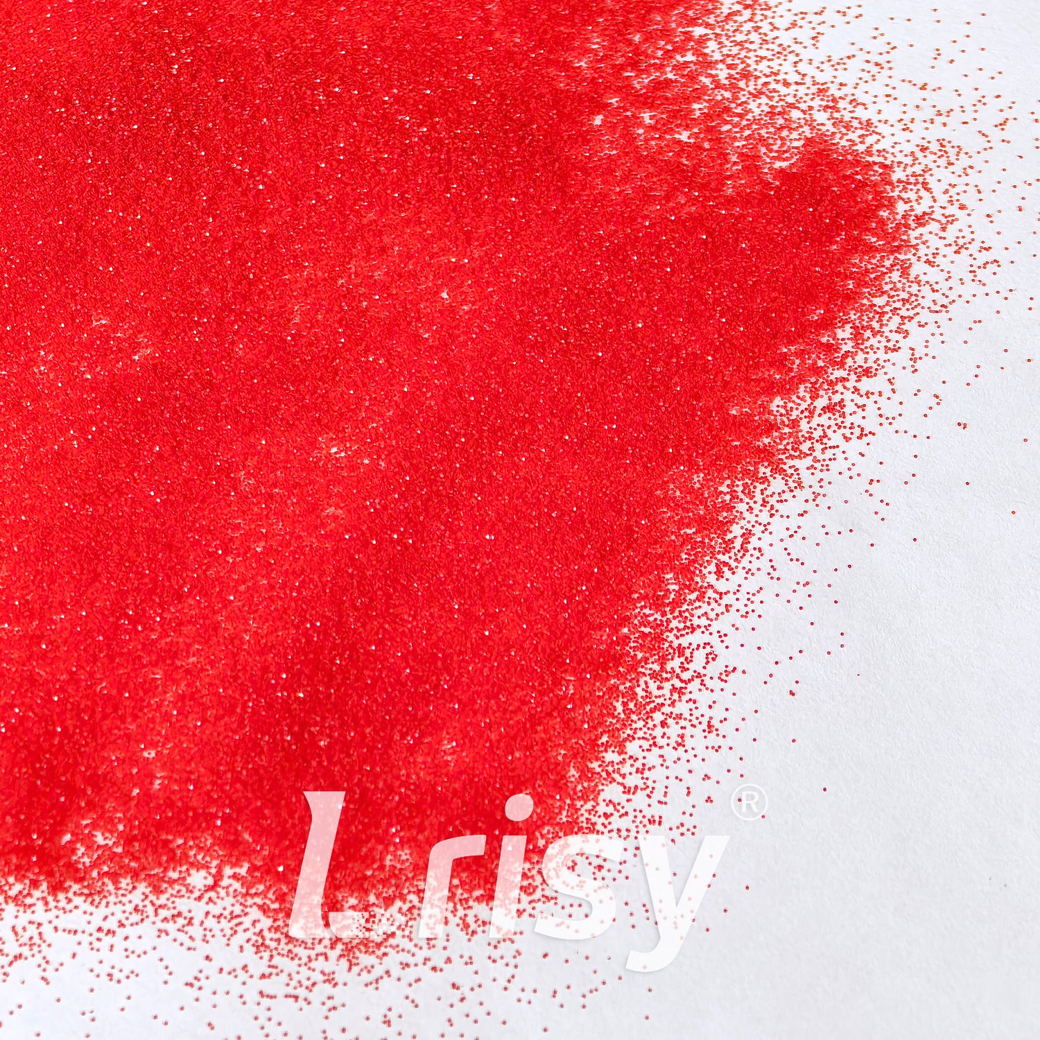 0.2mm Flag Red Pure Color Glitter B0309