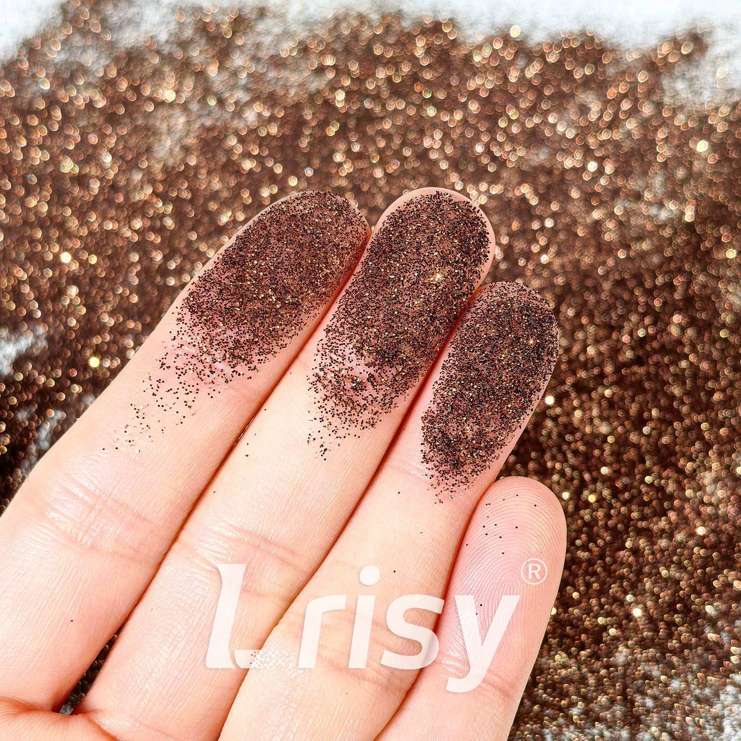 0.2mm Gray Brown Pure Color Glitter B0406A