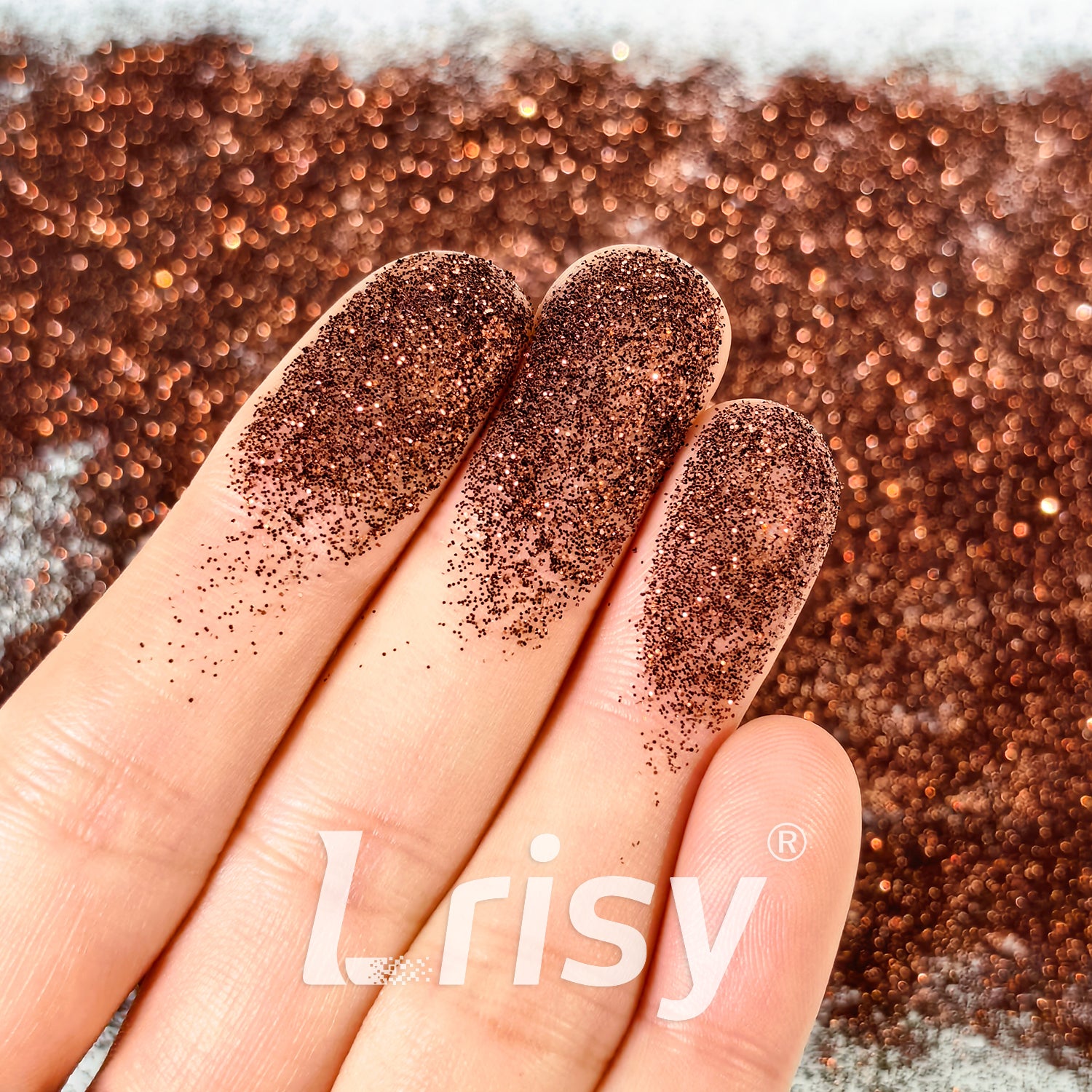 0.2mm Red Brown Pure Color Glitter B0408