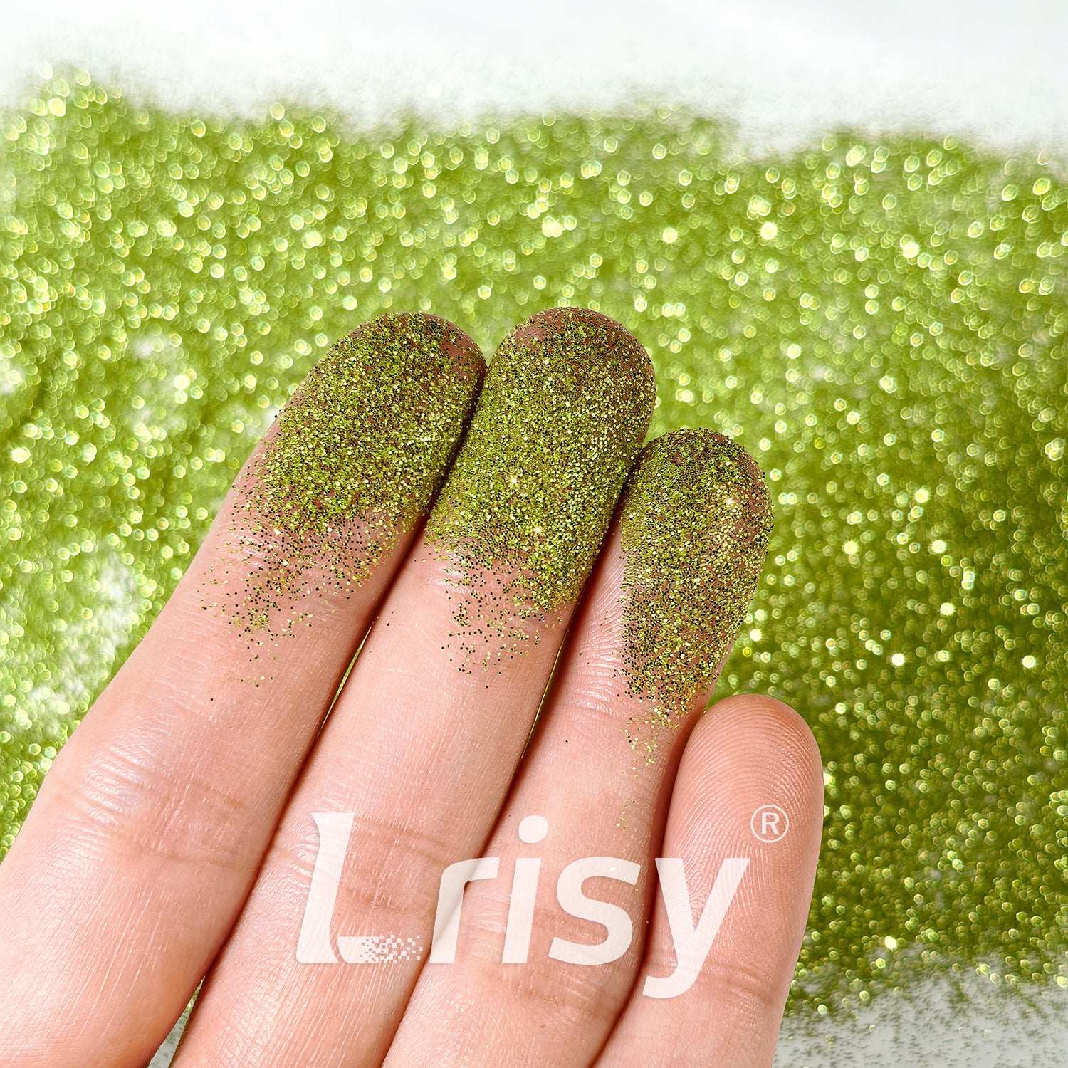 0.2mm Yellow Green Pure Color Glitter B0601