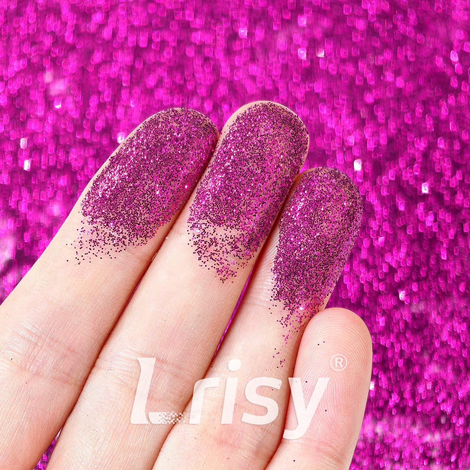 0.2mm Rose Purple Pure Color Glitter B0800