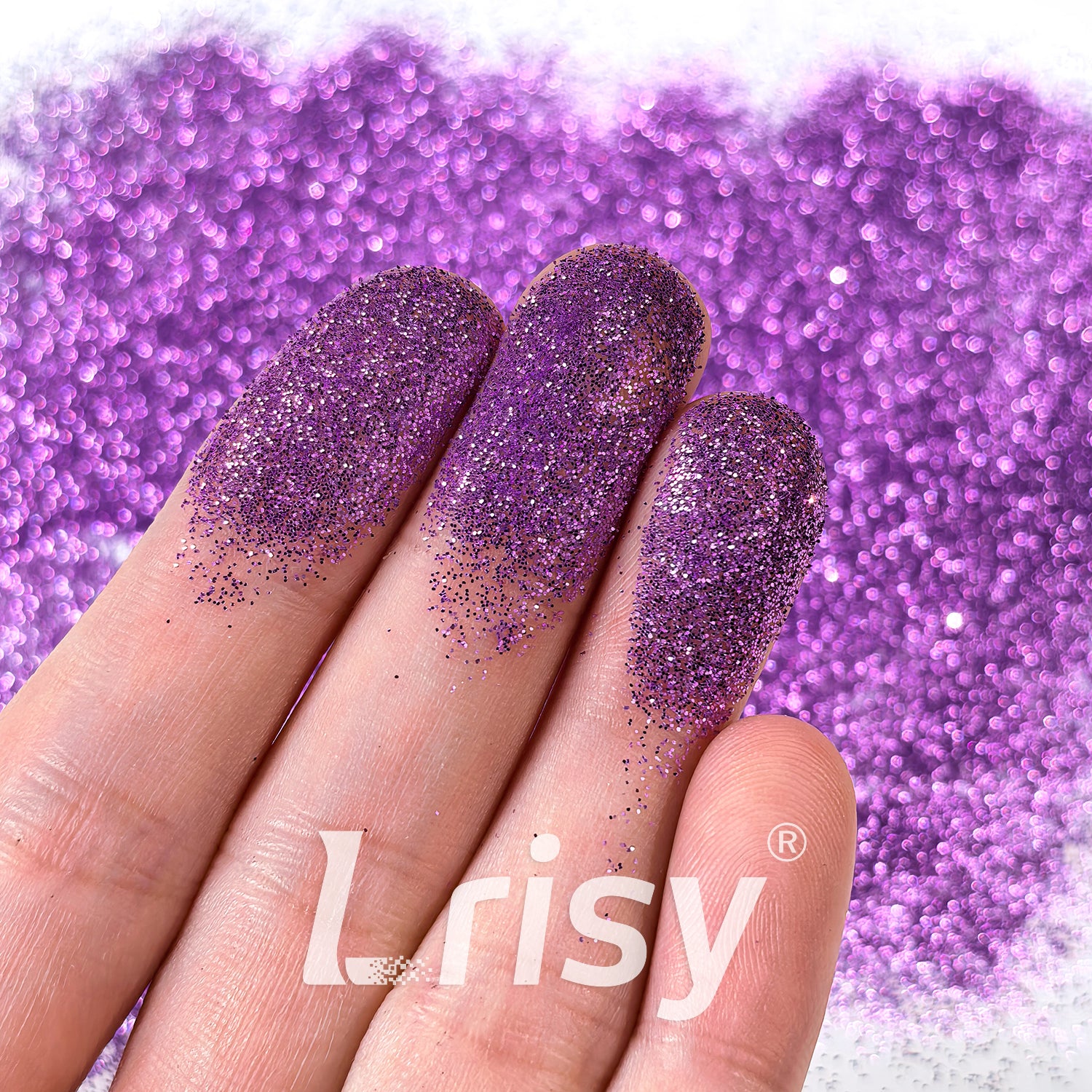 0.2mm Light Purple Pure Color Glitter B0802