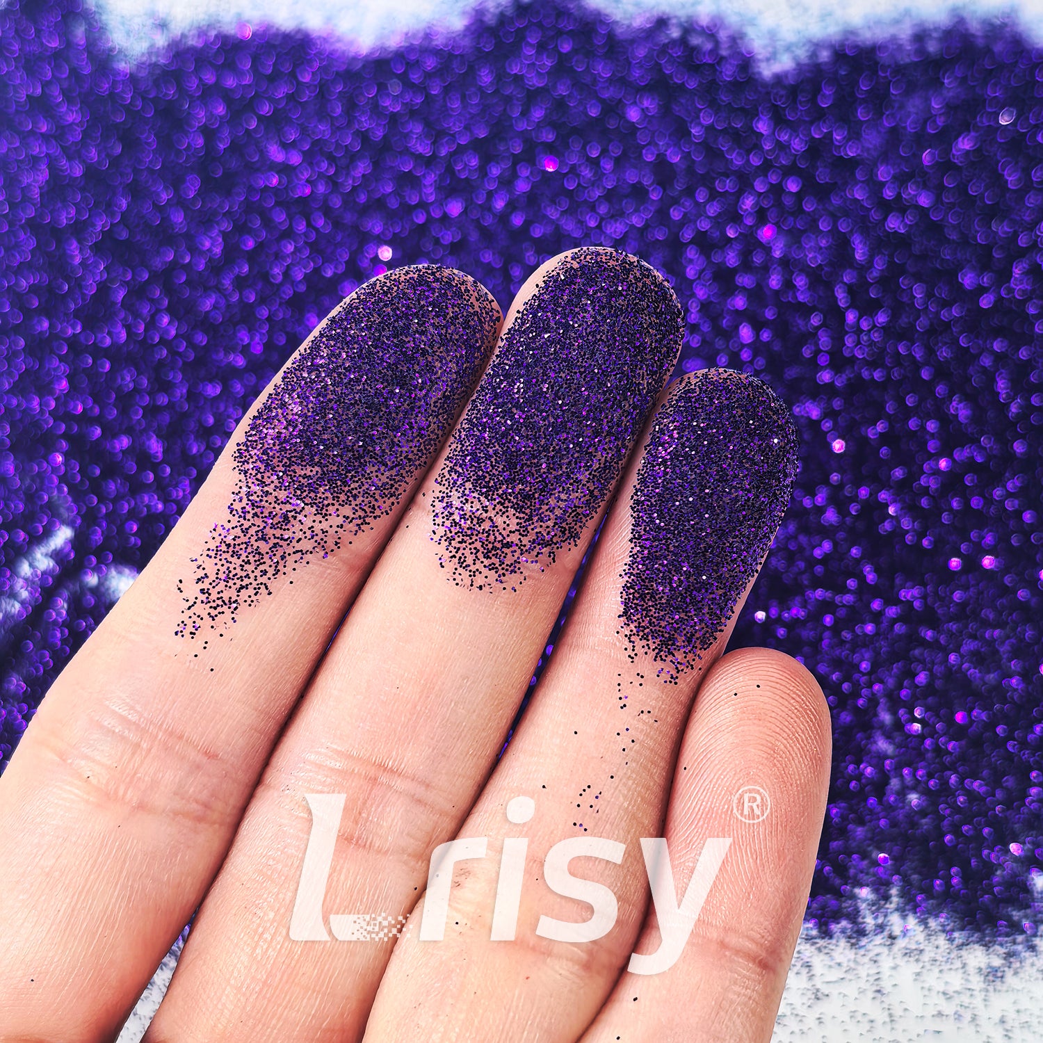 0.2mm Deep Purple Pure Color Glitter B0805