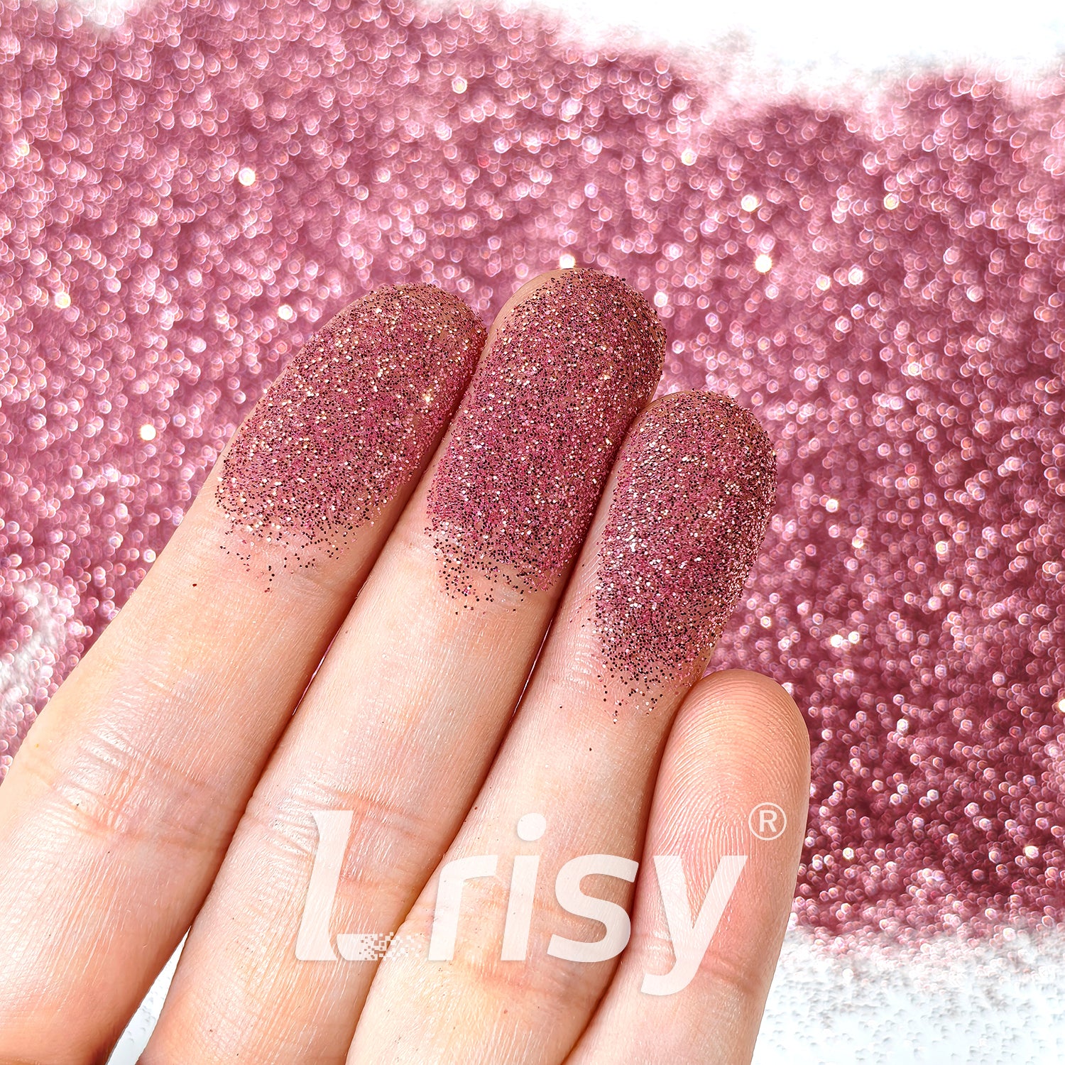 0.2mm Dark Pink Pure Color Glitter B0900