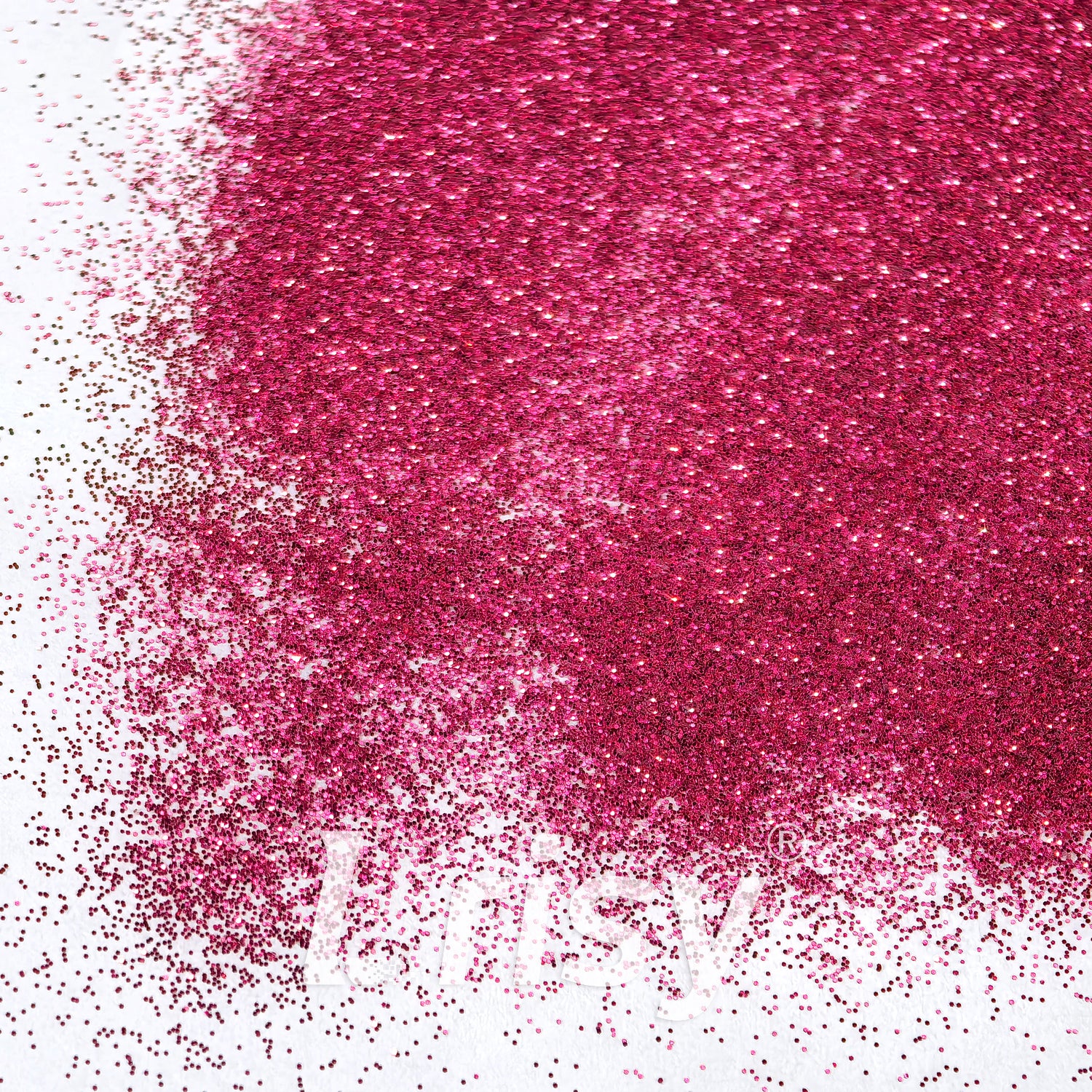 0.2mm Rose Red Pure Color Glitter B0907