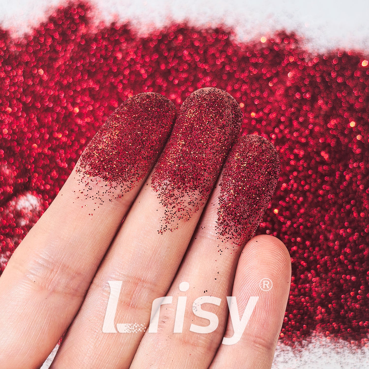 0.2mm Red Pure Color Glitter B0910