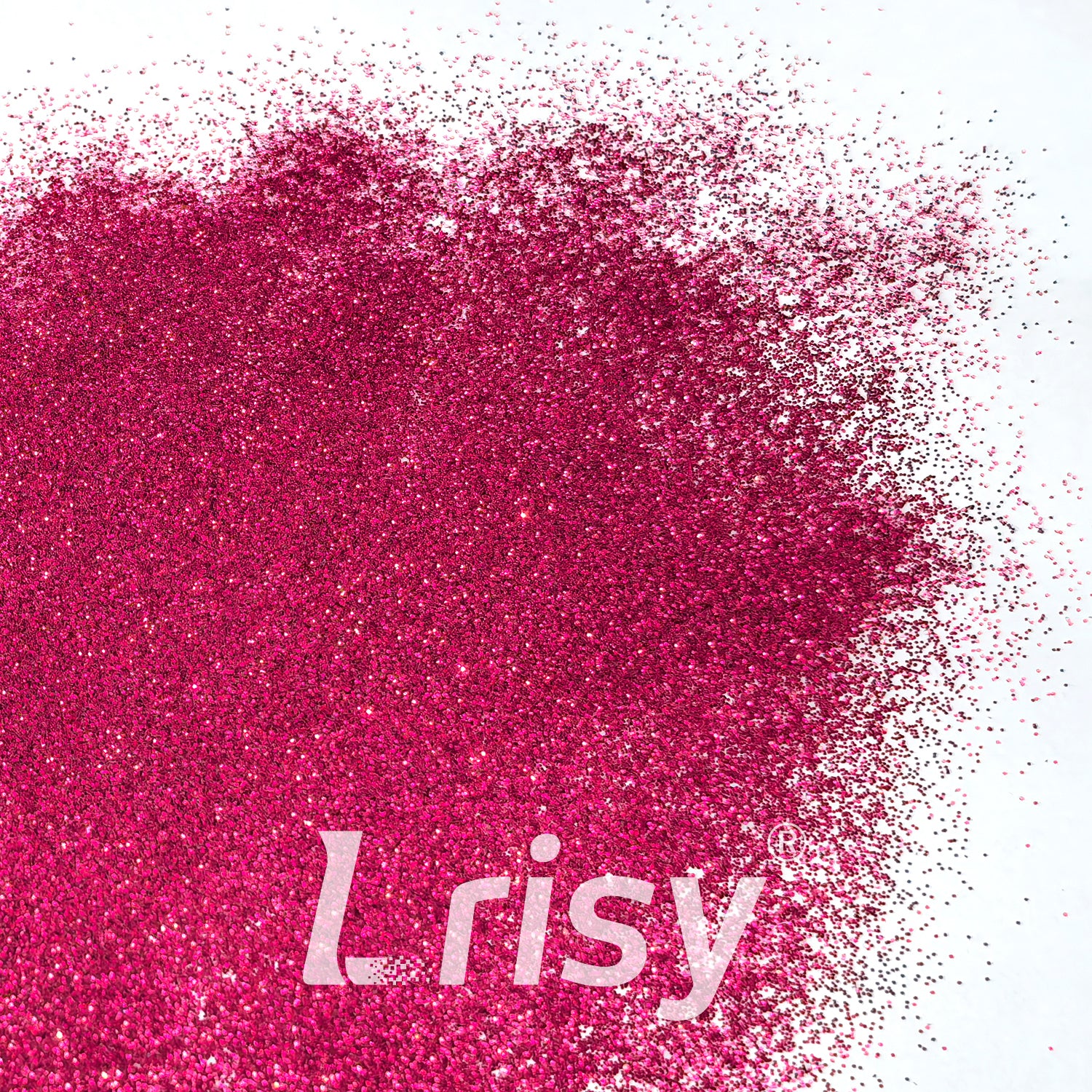 0.2mm Rose Red Pure Color Glitter B0912