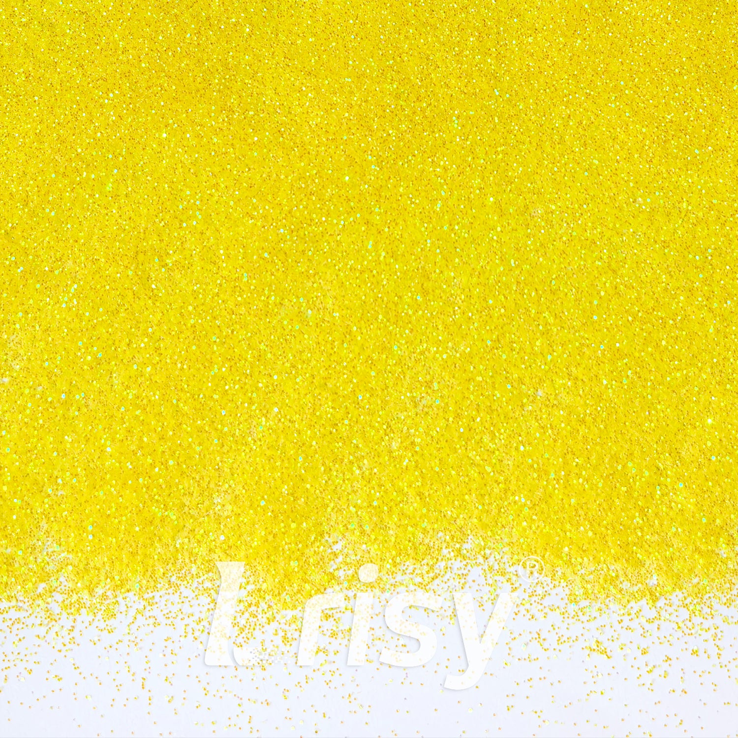 0.2mm Iridescent Translucent Lemon Yellow Glitter C012A