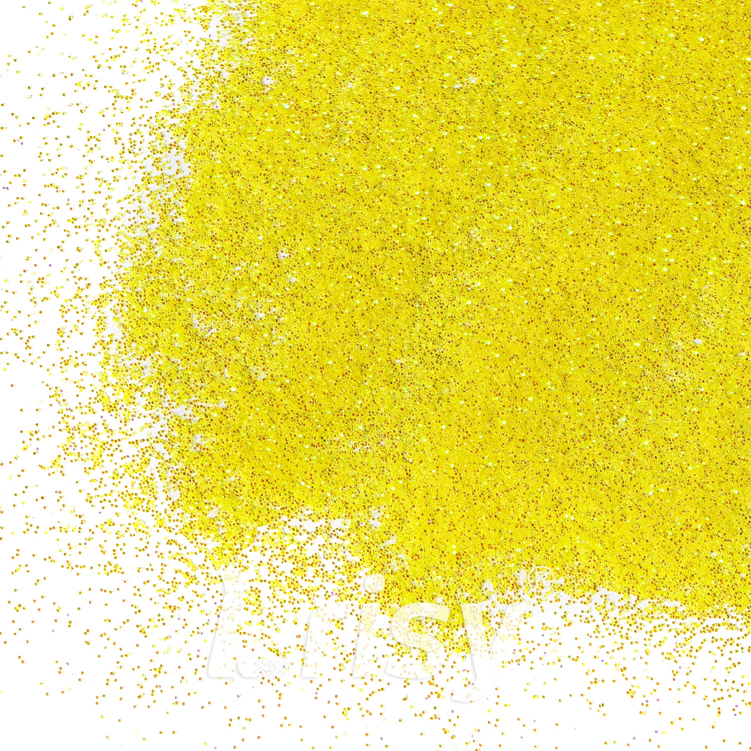 0.2mm Iridescent Translucent Lemon Yellow Glitter C012A