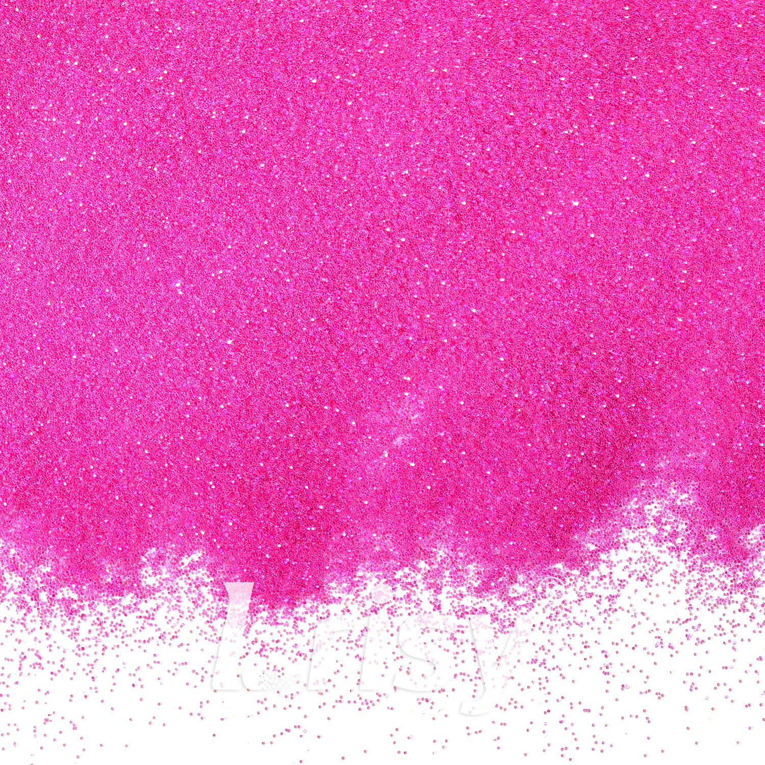 0.2mm Iridescent Translucent Rose Pink Glitter C049