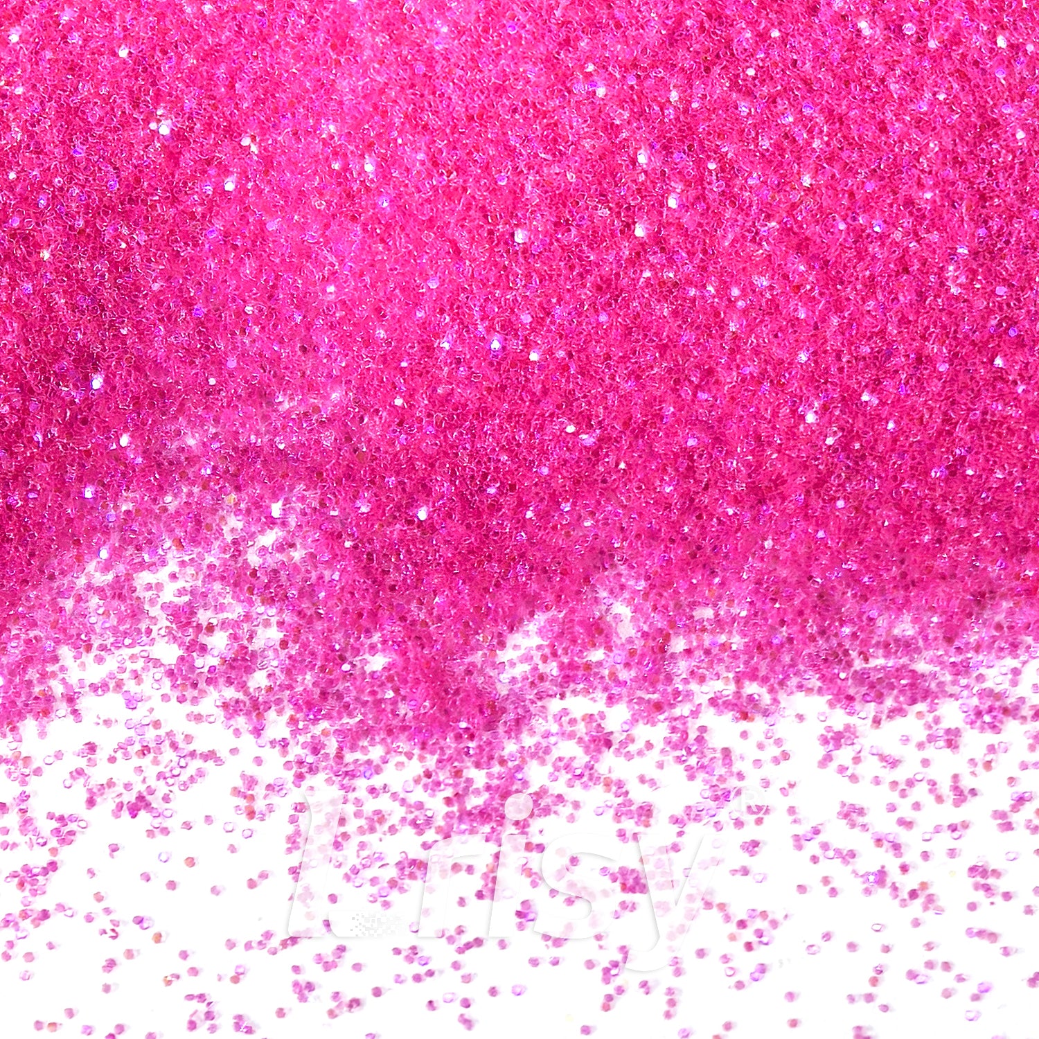 0.2mm Iridescent Translucent Rose Pink Glitter C049