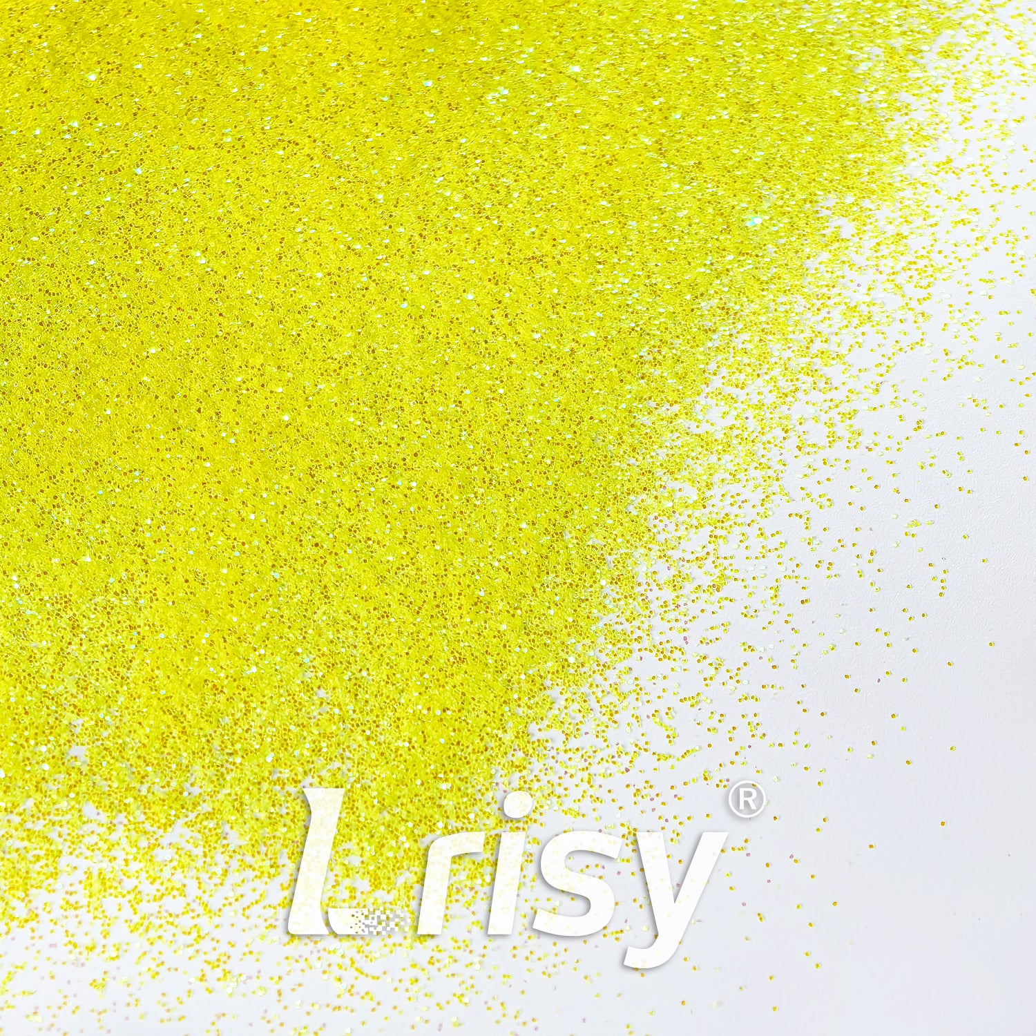 0.2mm Iridescent Translucent Fluorescent Yellow Glitter C050