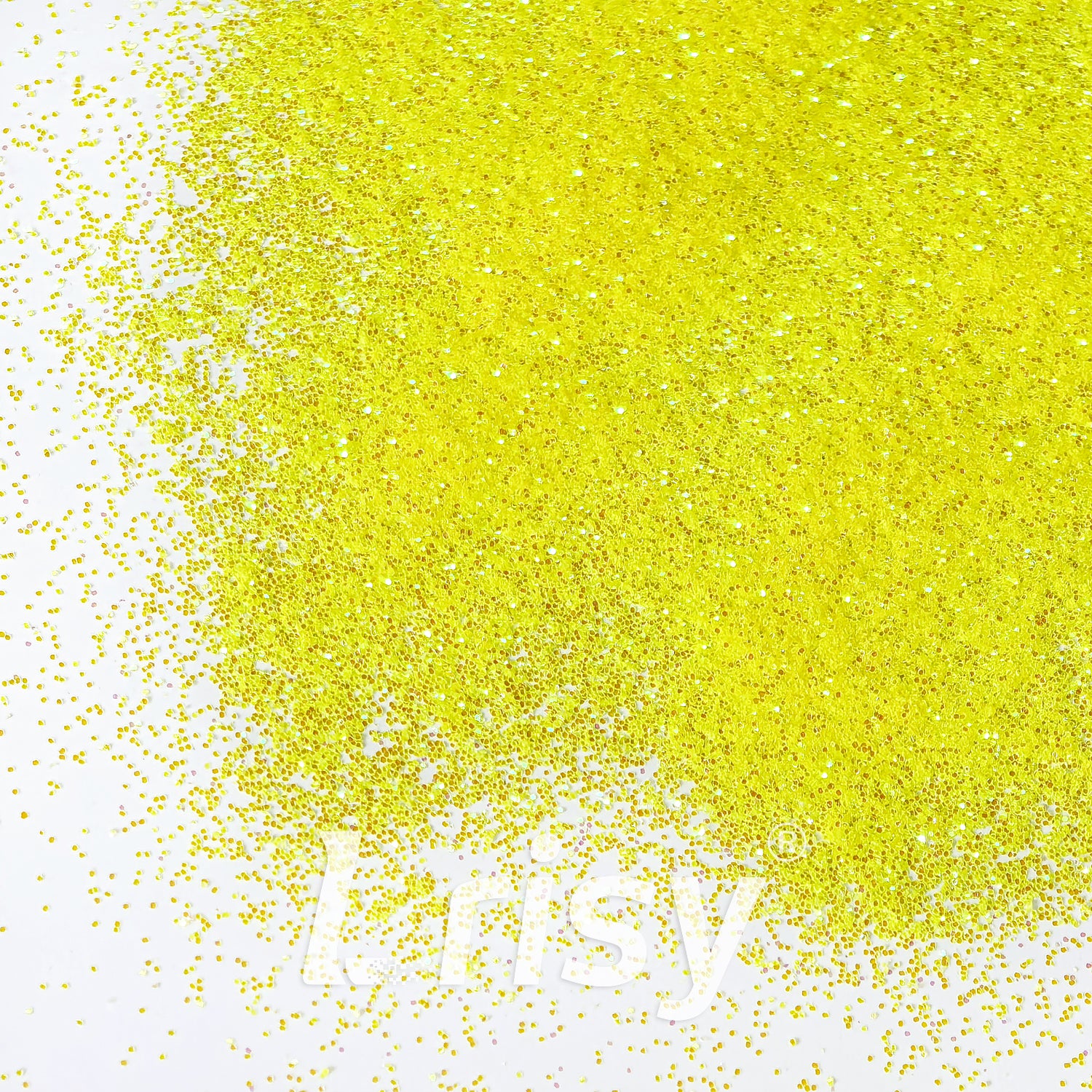 0.2mm Iridescent Translucent Fluorescent Yellow Glitter C050