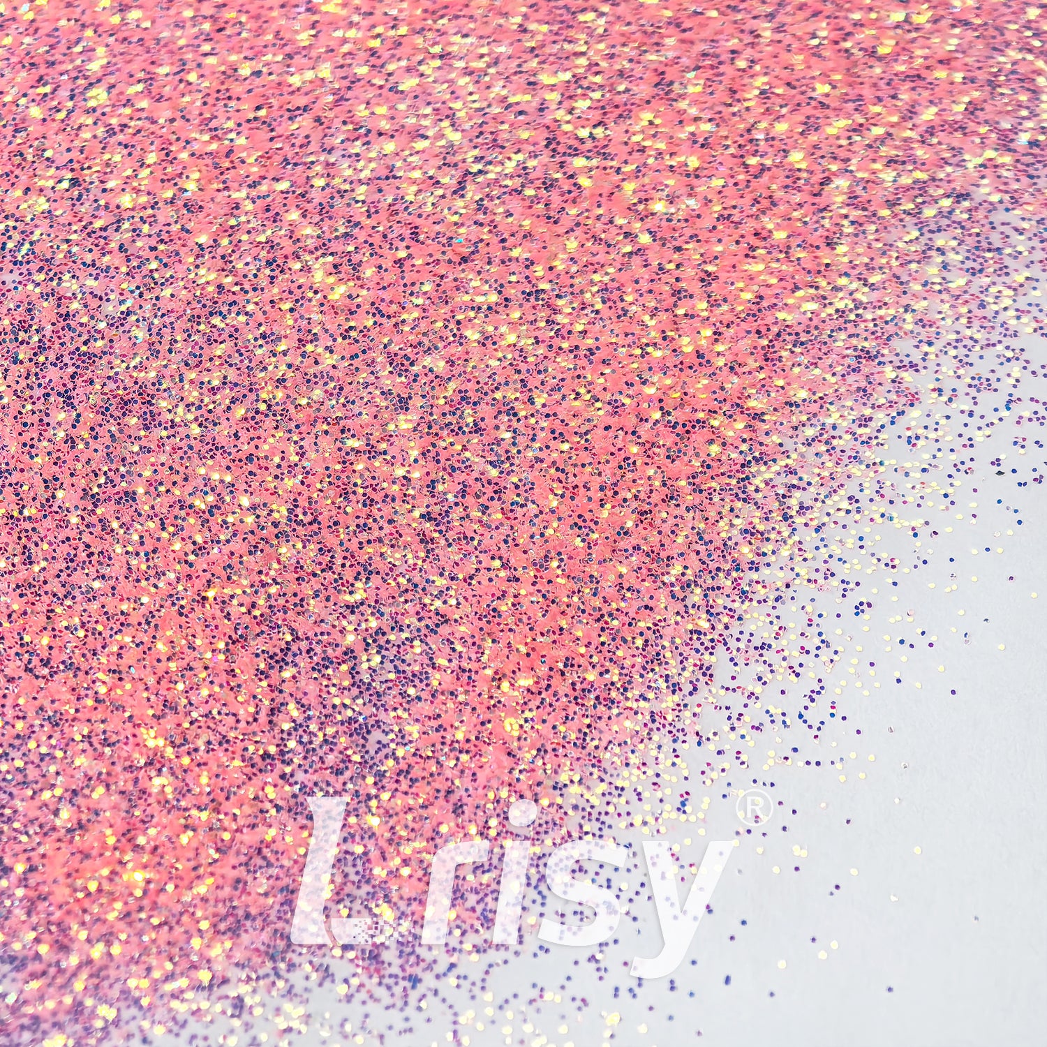 0.2mm High Brightness Translucent Iridescent Rose Pink Glitter HB802