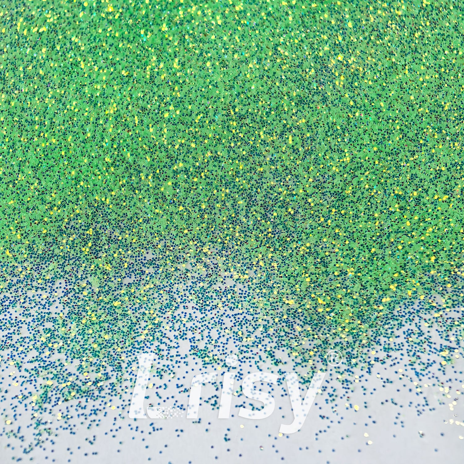 0.2mm High Brightness Translucent Iridescent Green Glitter HB803