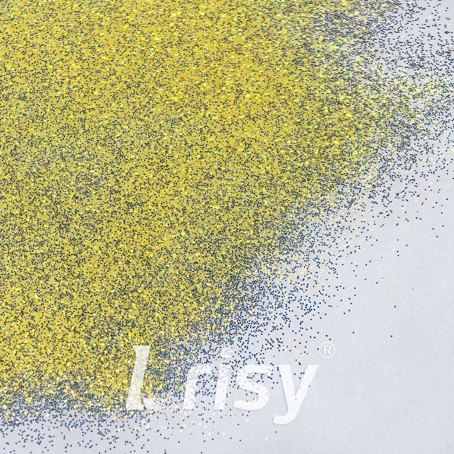 0.2mm High Brightness Translucent Iridescent Yellow Glitter HB805