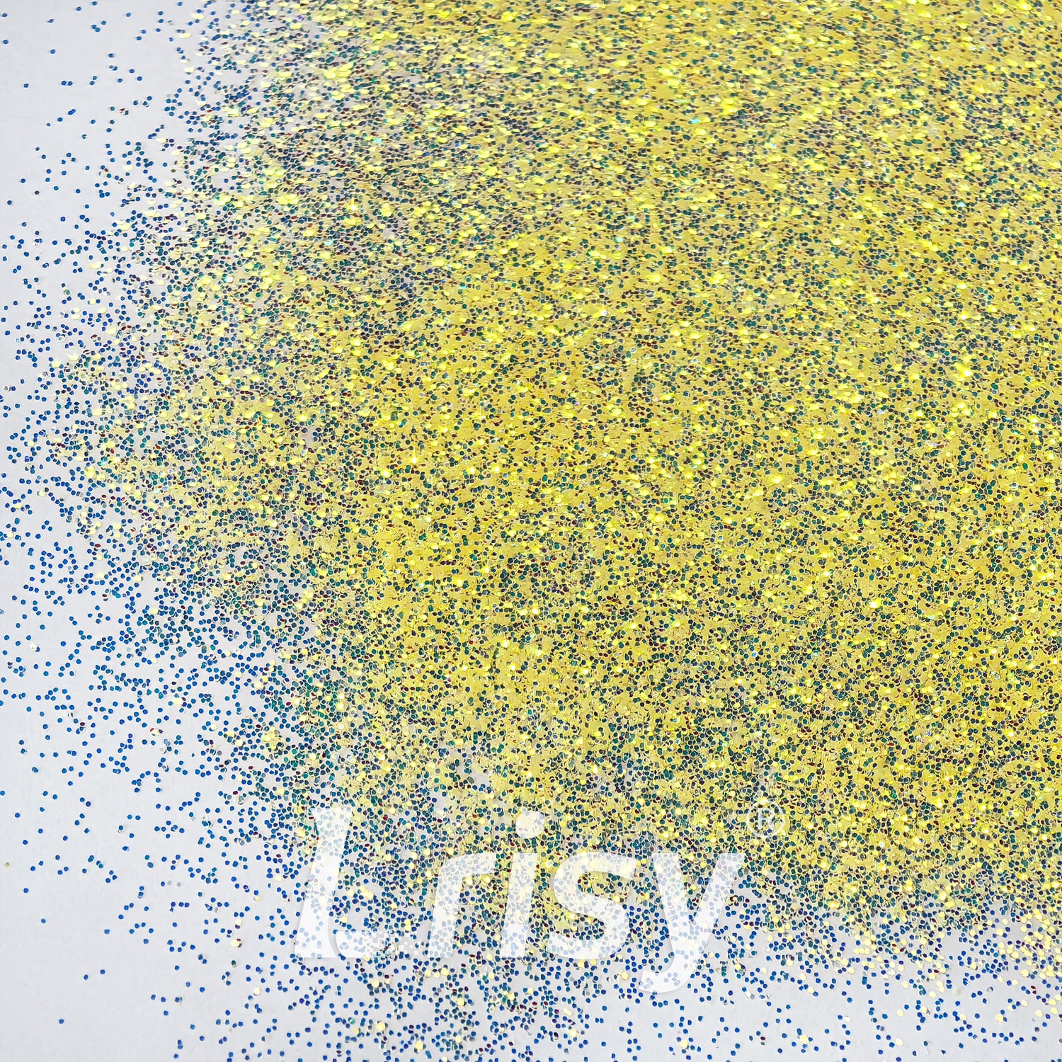 0.2mm High Brightness Translucent Iridescent Yellow Glitter HB805