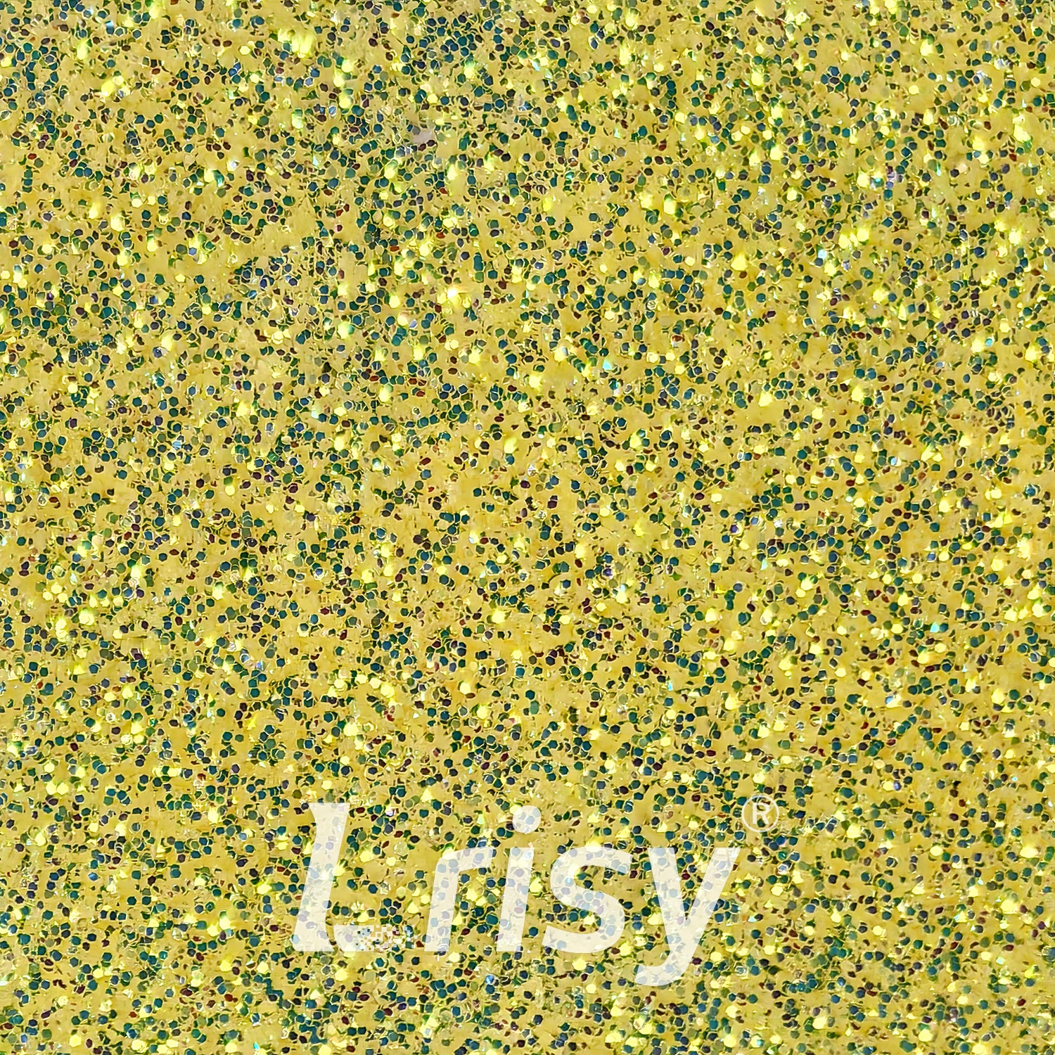 0.2mm High Brightness Translucent Iridescent Yellow Glitter HB805