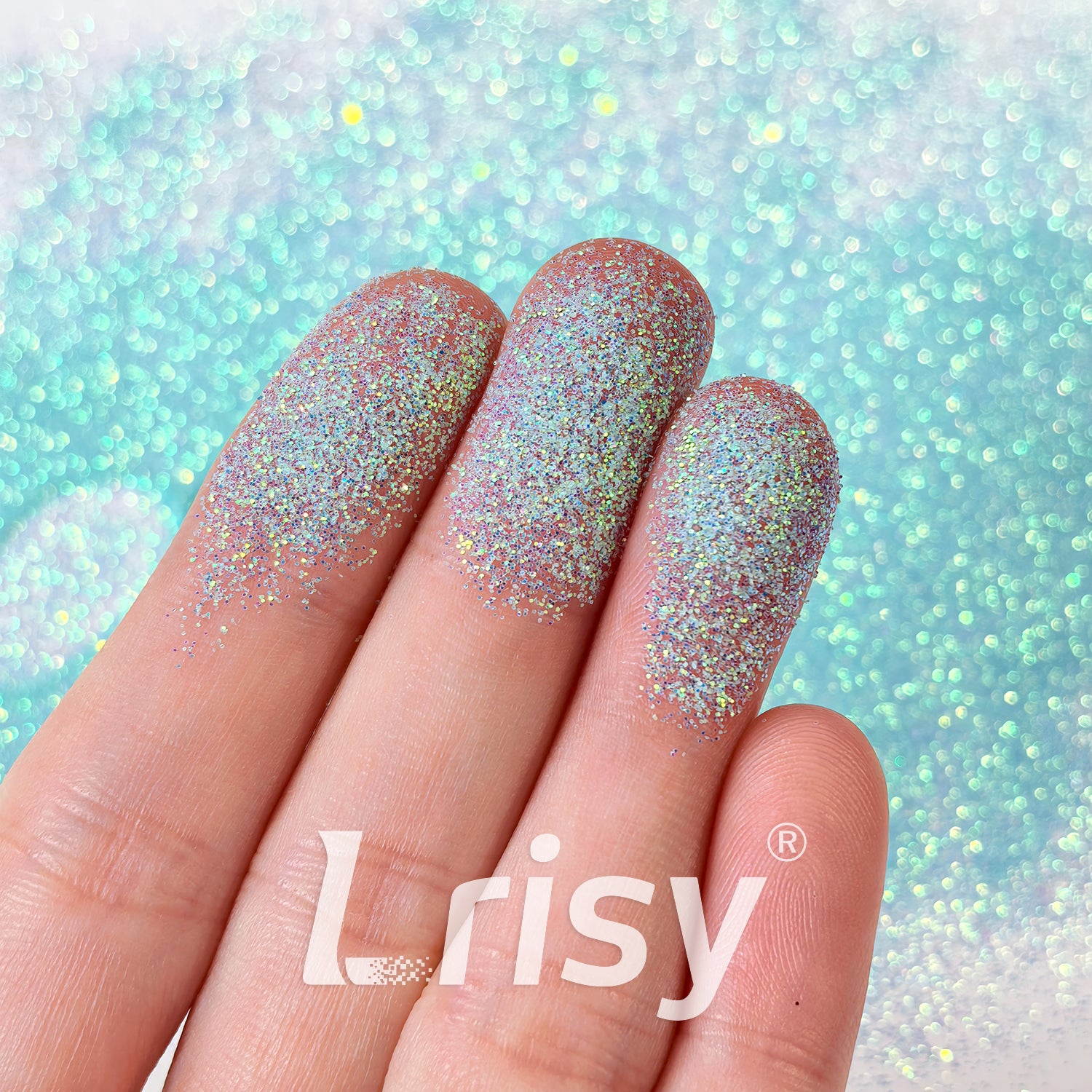 0.2mm High Brightness Translucent Iridescent Lake Blue Glitter HB806