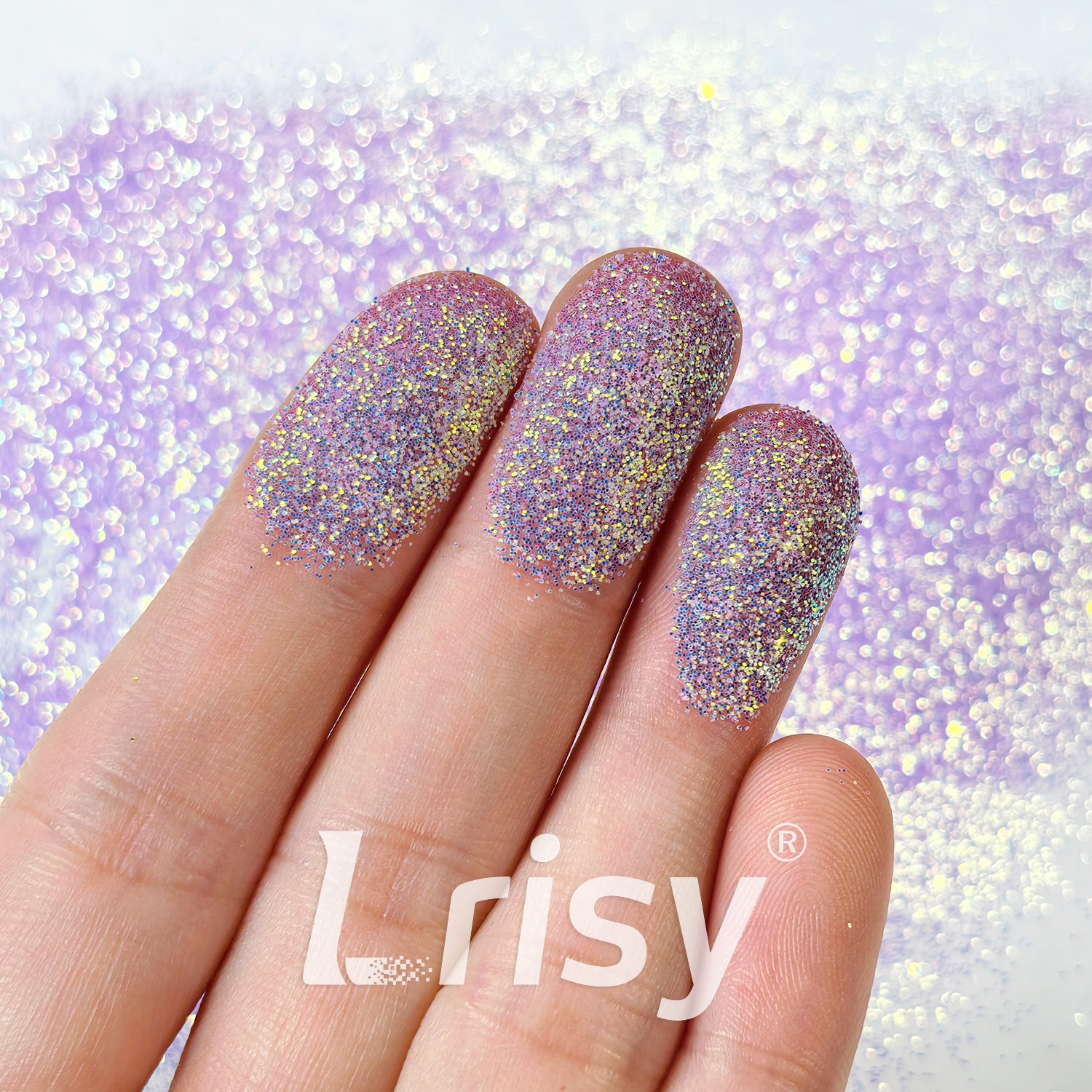 0.2mm High Brightness Translucent Iridescent Purple Glitter HB808