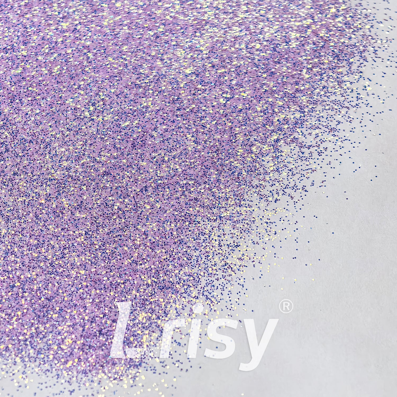 0.2mm High Brightness Translucent Iridescent Light Purple Glitter HB809