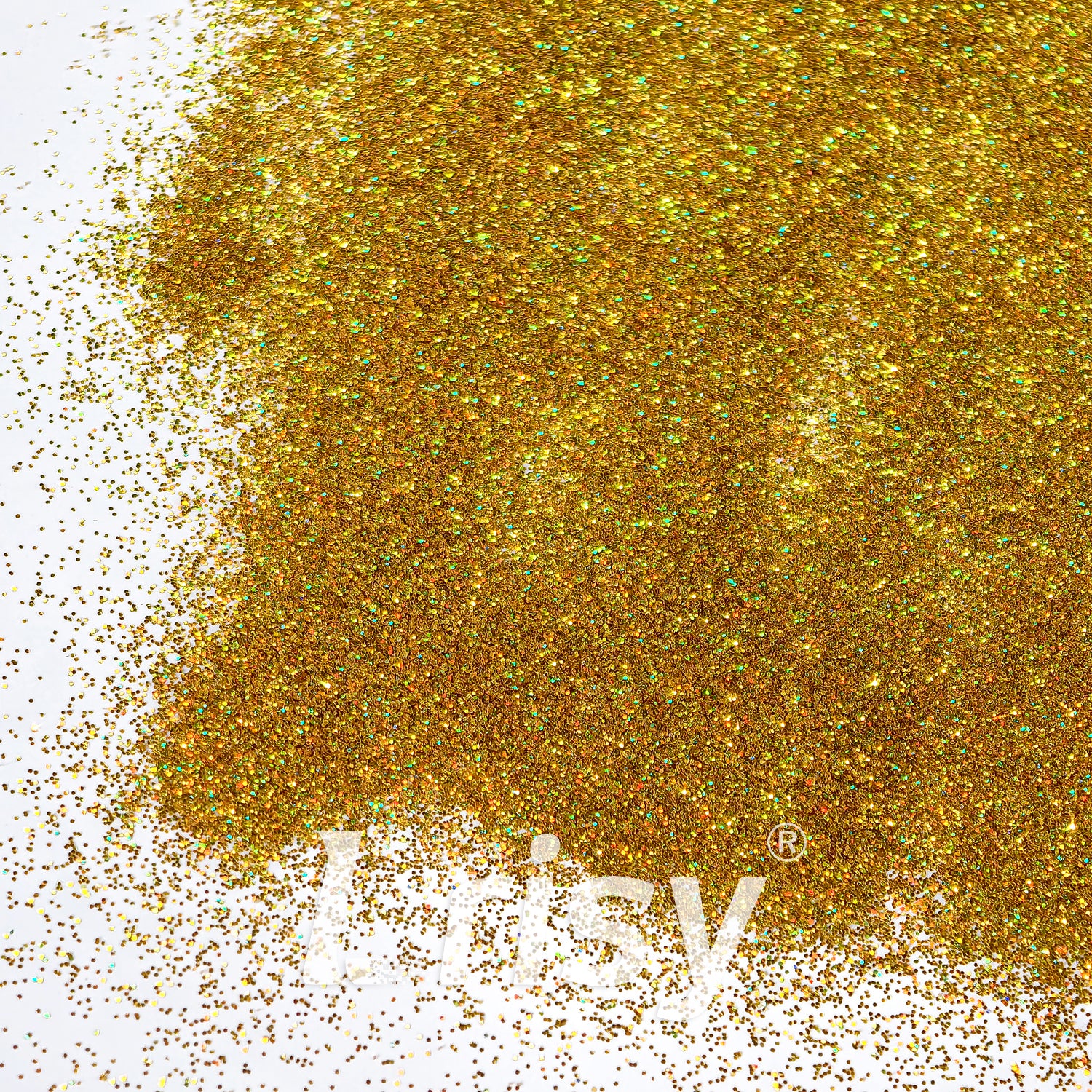 0.2mm Holographic Gold Hexagon Glitter LB0210A