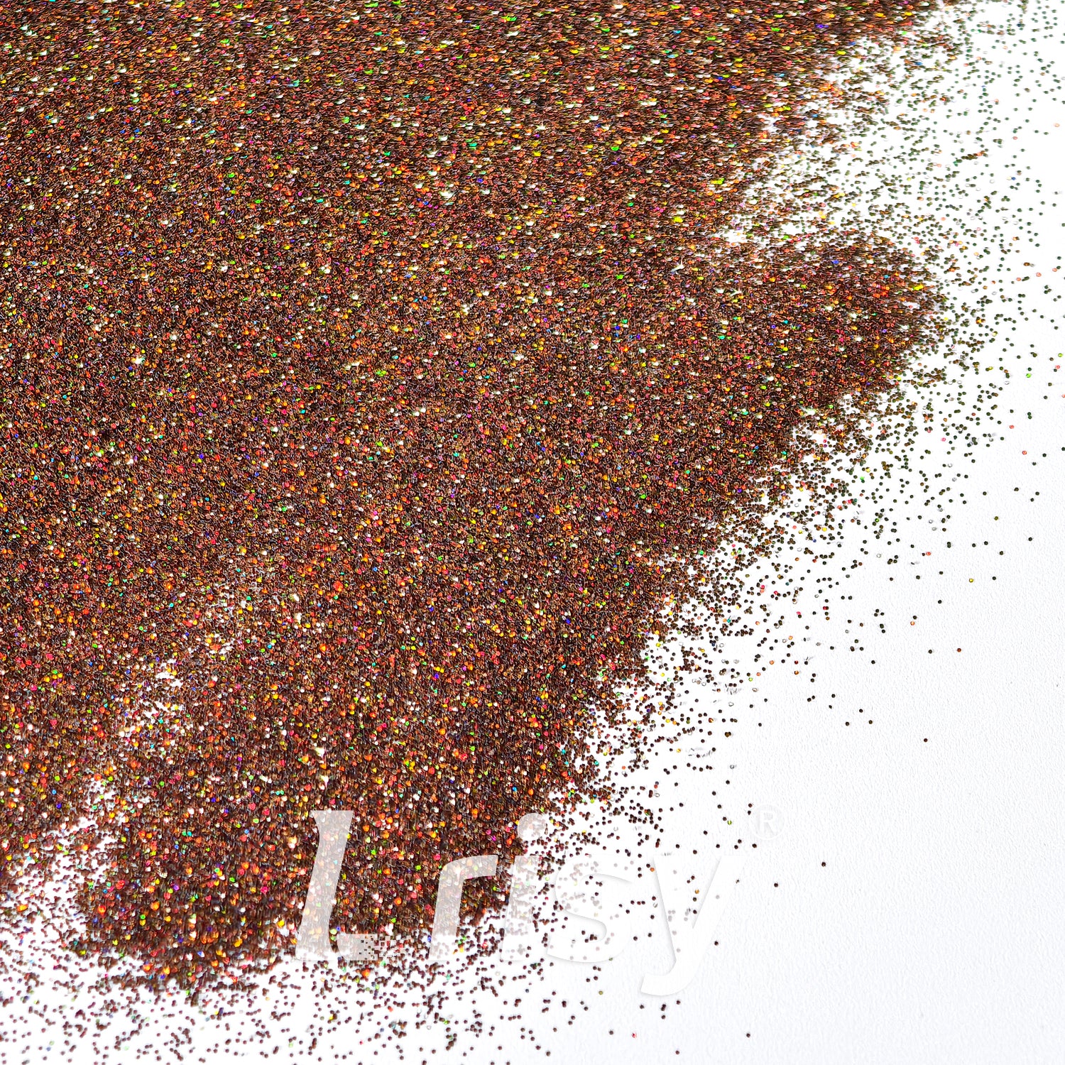 0.2mm Holographic Coffee Brown Hexagon Glitter LB0406