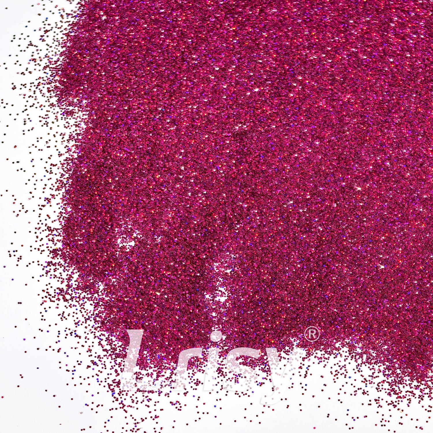 0.2mm Holographic Deep Rose Red Hexagon Glitter LB0900