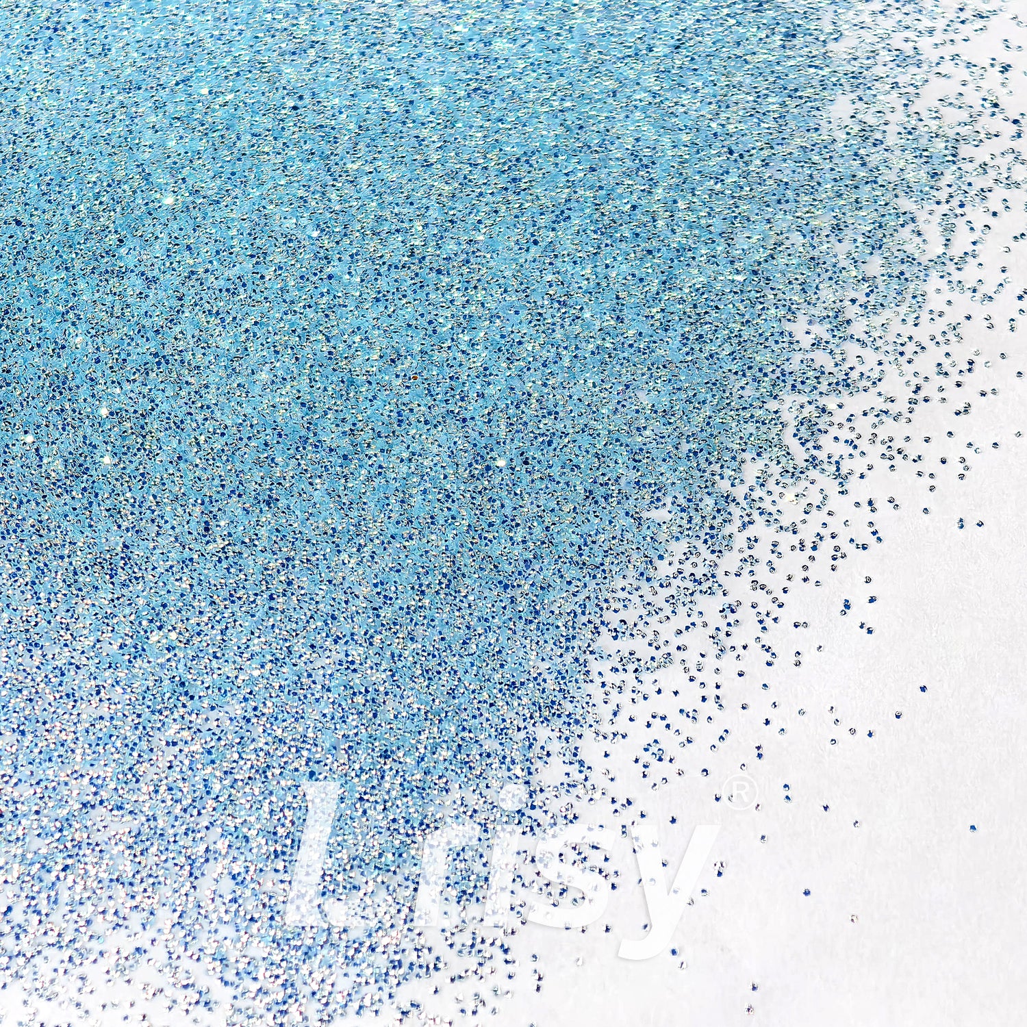 0.4mm Sky Blue 3D Bubble Translucent Glitter C-PPE324