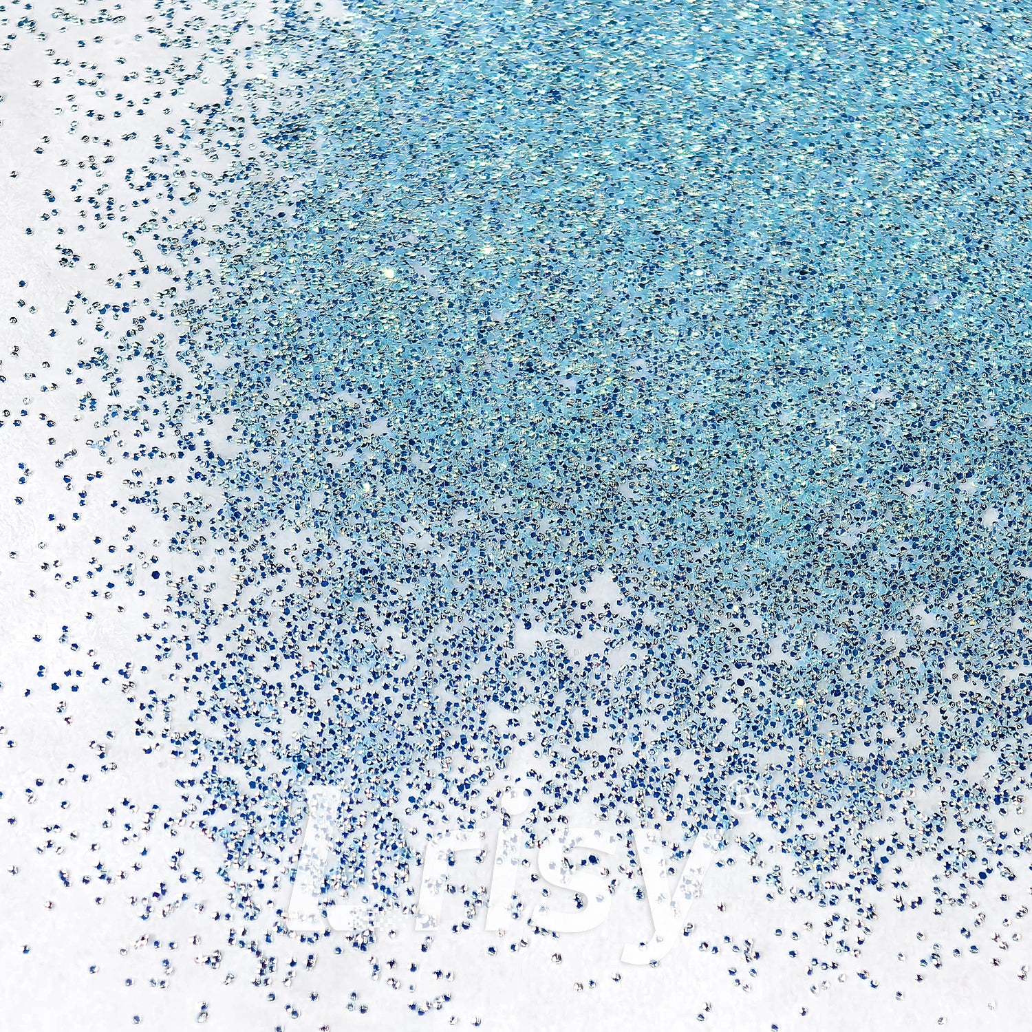 0.4mm Sky Blue 3D Bubble Translucent Glitter C-PPE324