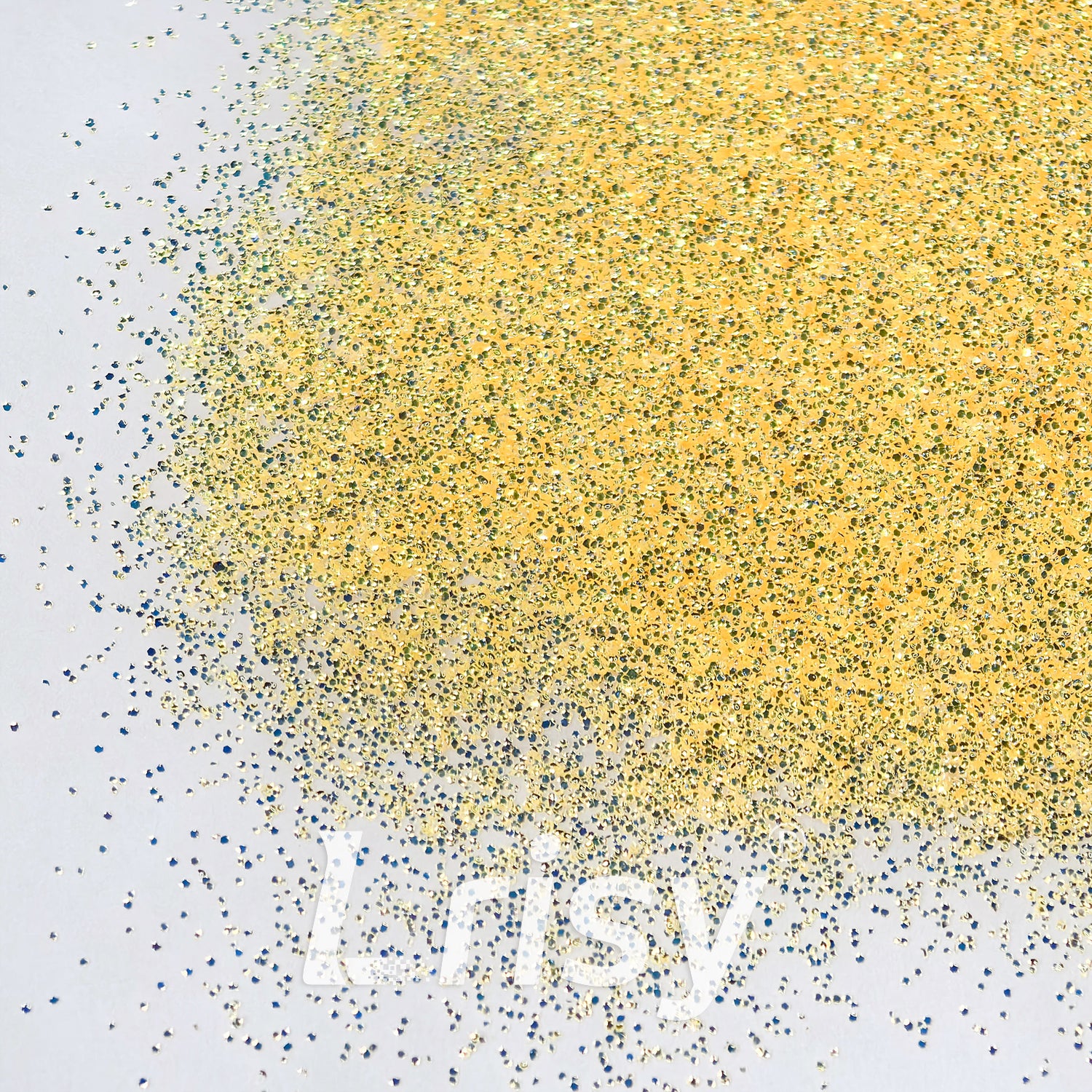 0.4mm Orange 3D Bubble Translucent Glitter C-PPE326