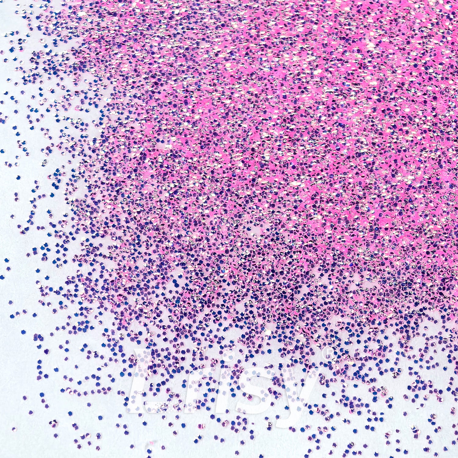 0.4mm Fluorescent Pink 3D Bubble Translucent Glitter C-PPE328