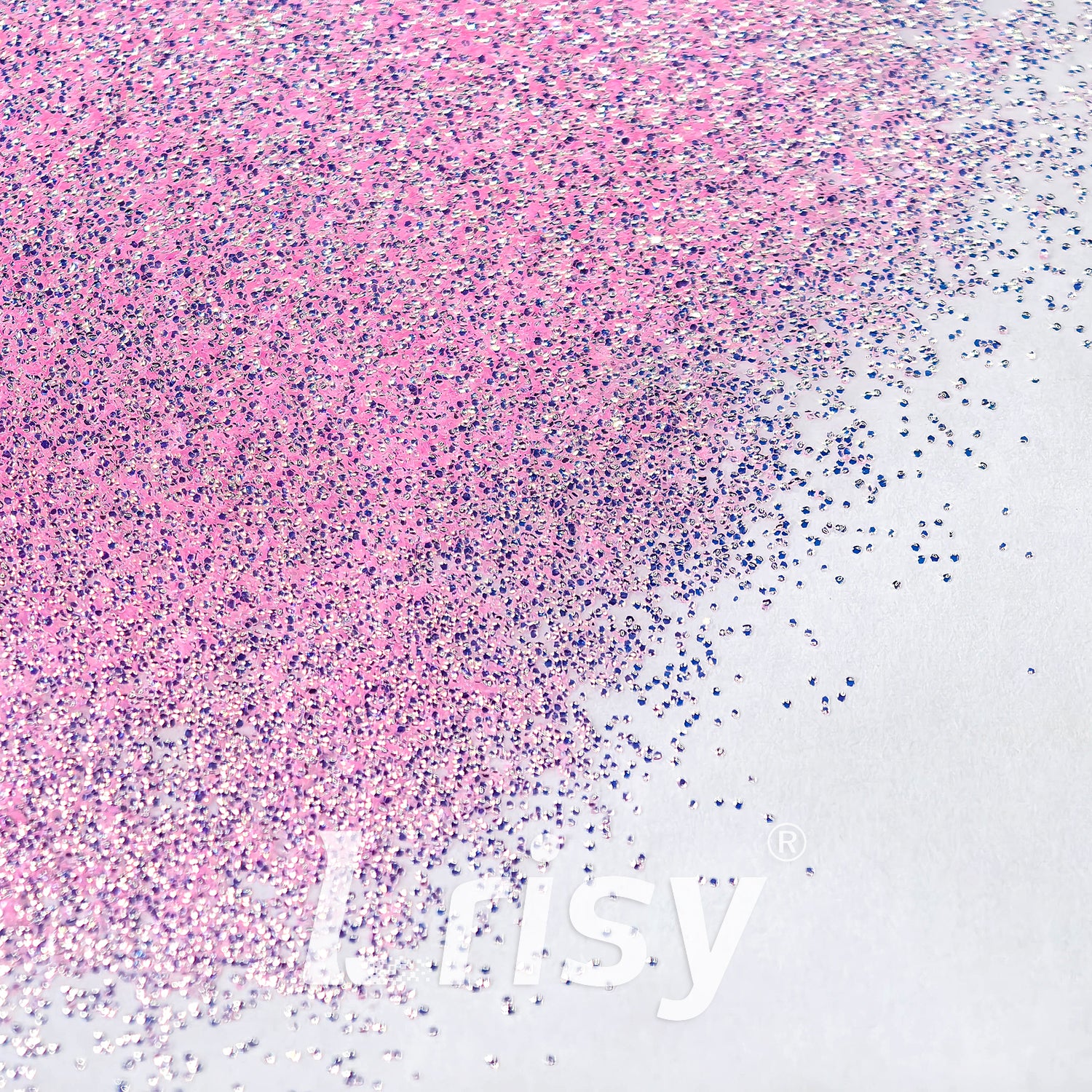 0.4mm Light Pink 3D Bubble Translucent Glitter C-PPE330